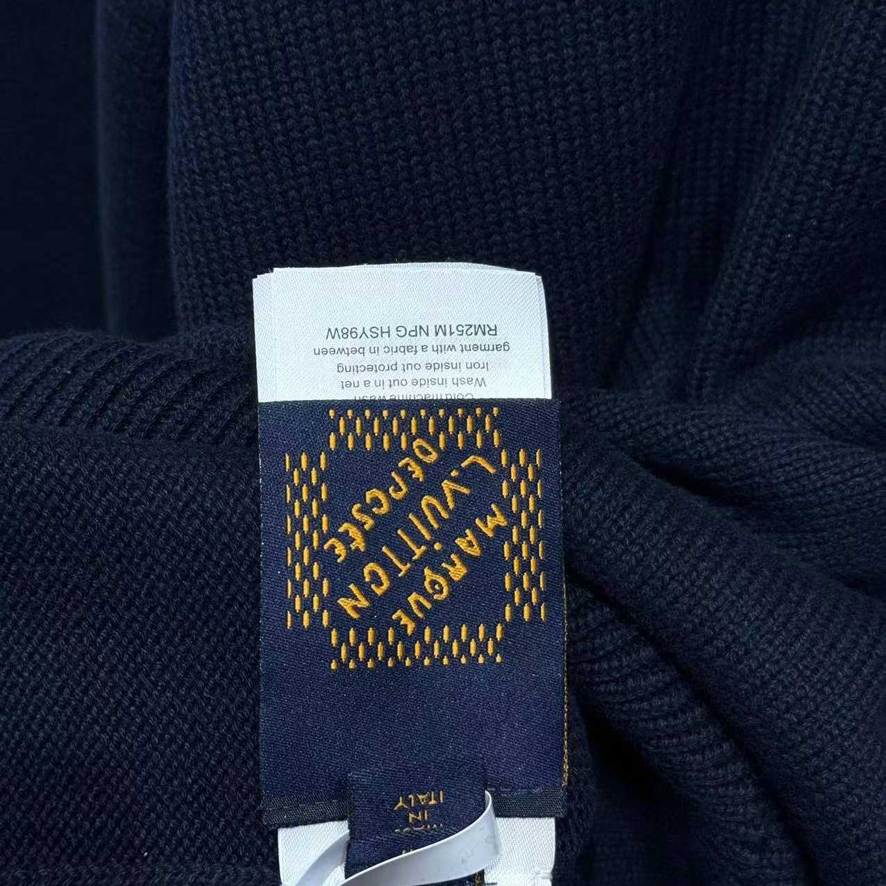 Louis Vuitton Embroidered Cotton-Blend Crewneck - Luxury Blue - FashionPlug