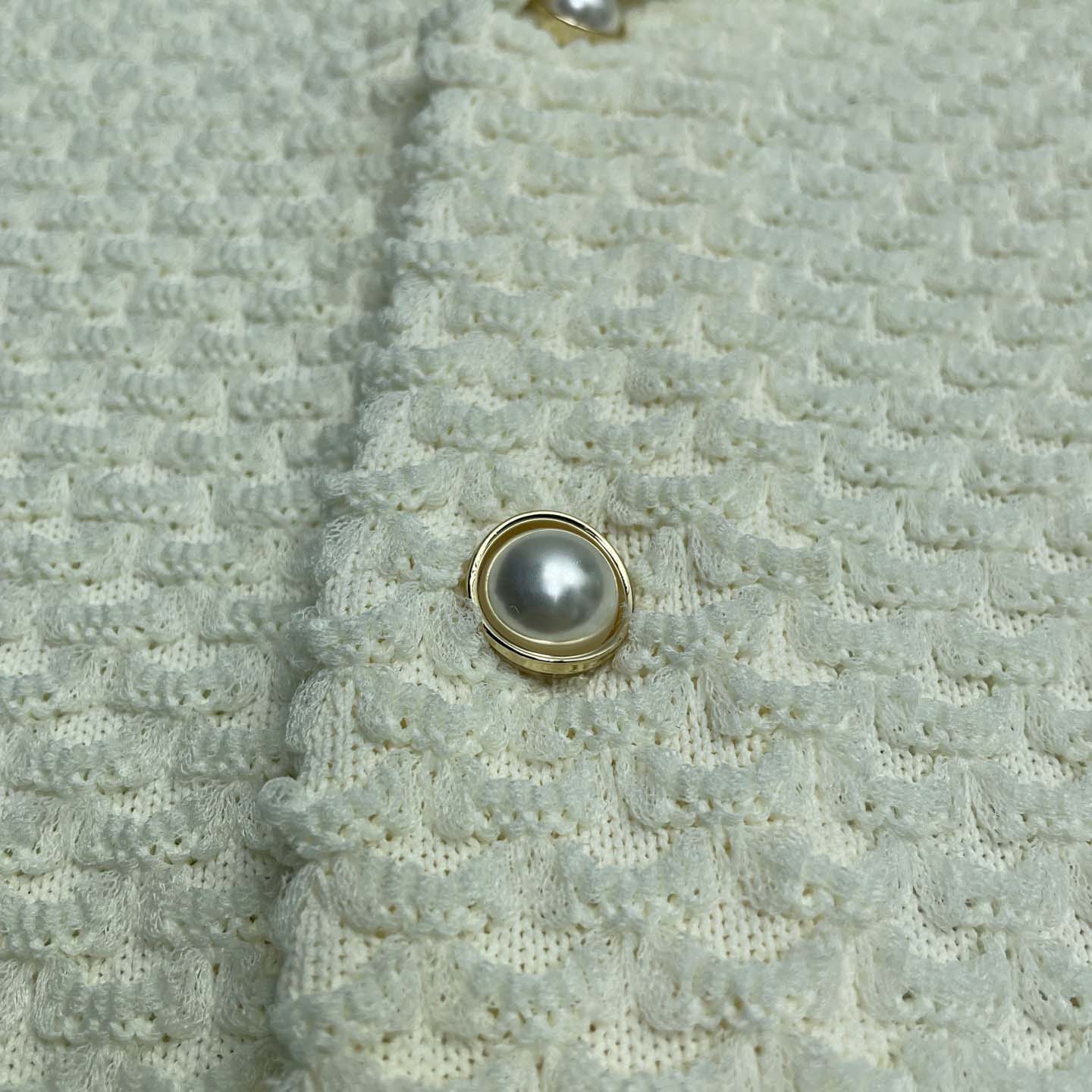 Casablanca Summer Textured-Knit Shirt   D0090 - FashionPlug