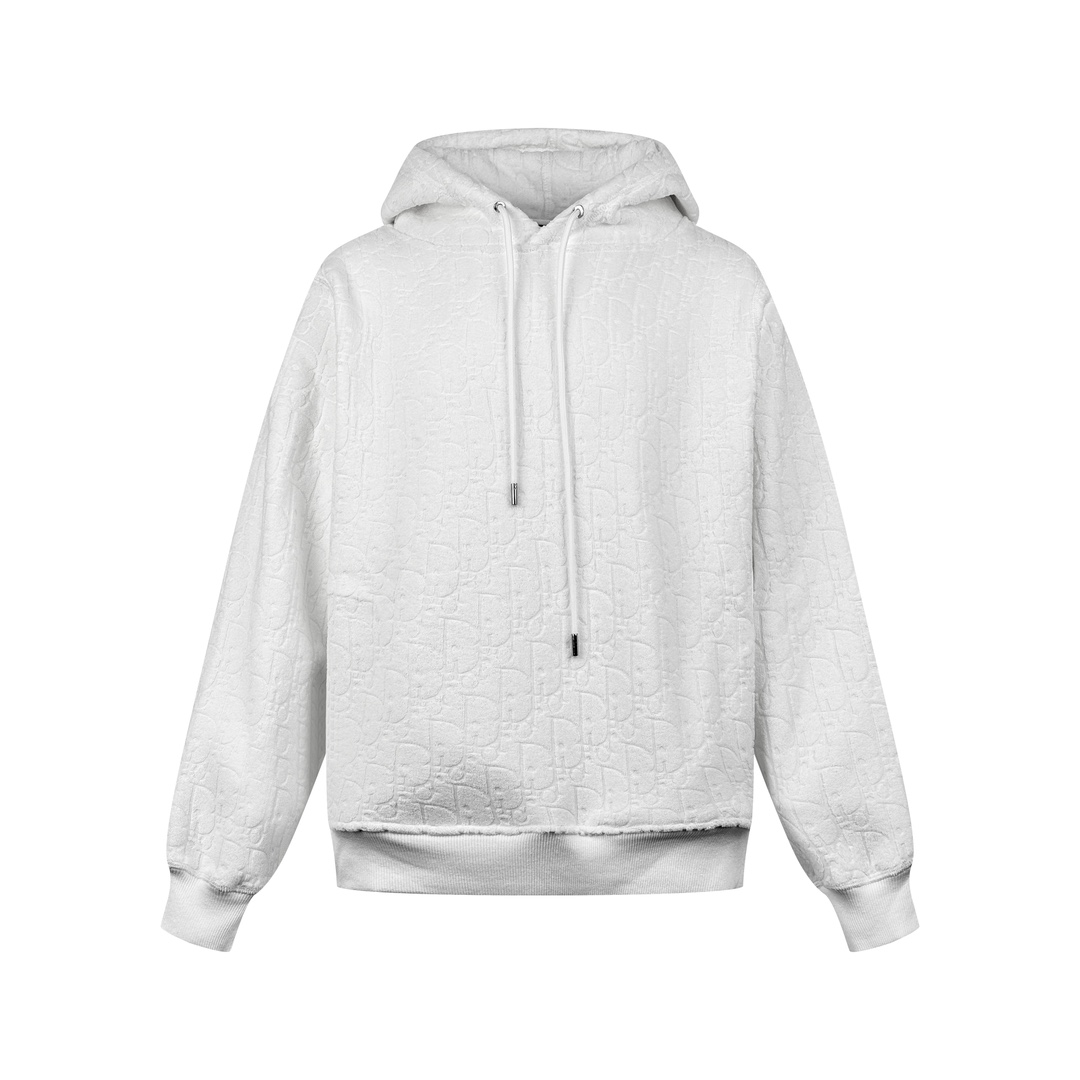 Dior Oblique Relaxed-Fit Hooded Sweatshirt  - FashionPlug