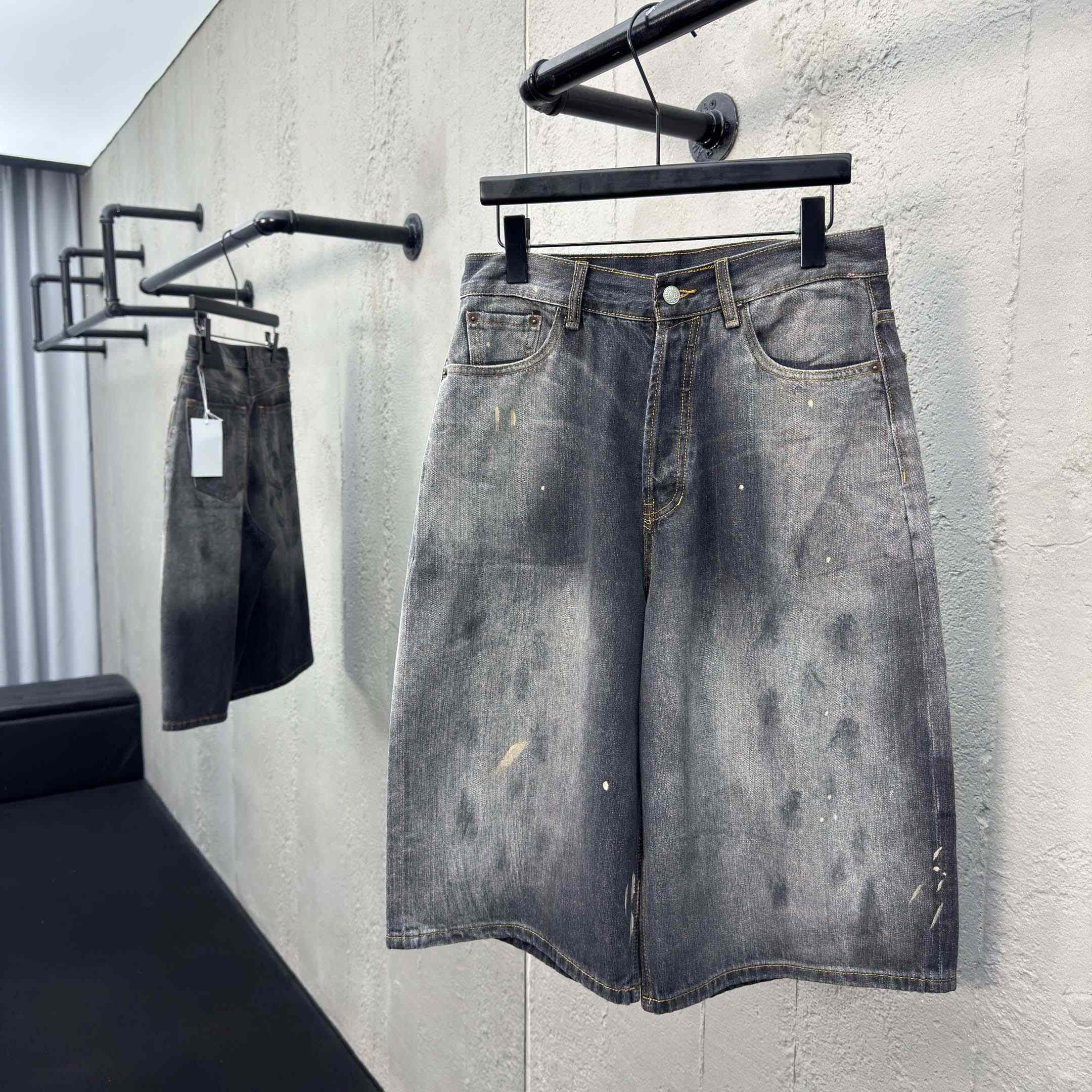 Acne Studios Denim Shorts - Loose Fit  - FashionPlug