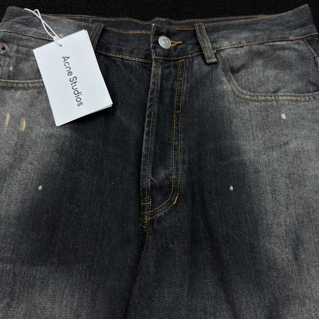 Acne Studios Denim Shorts - Loose Fit  - FashionPlug