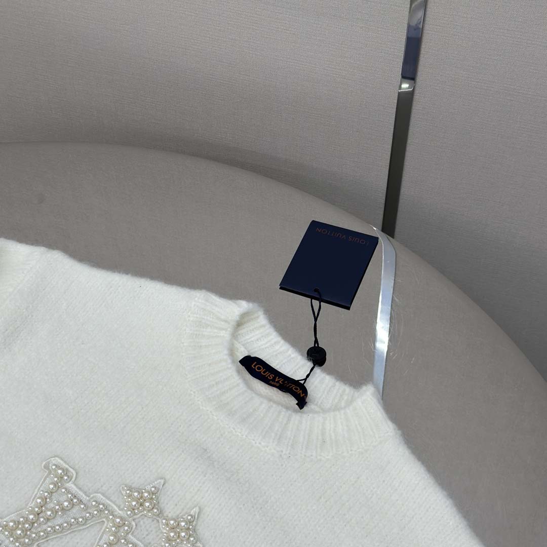 Louis Vuitton Embellished Silk Pullover - FashionPlug