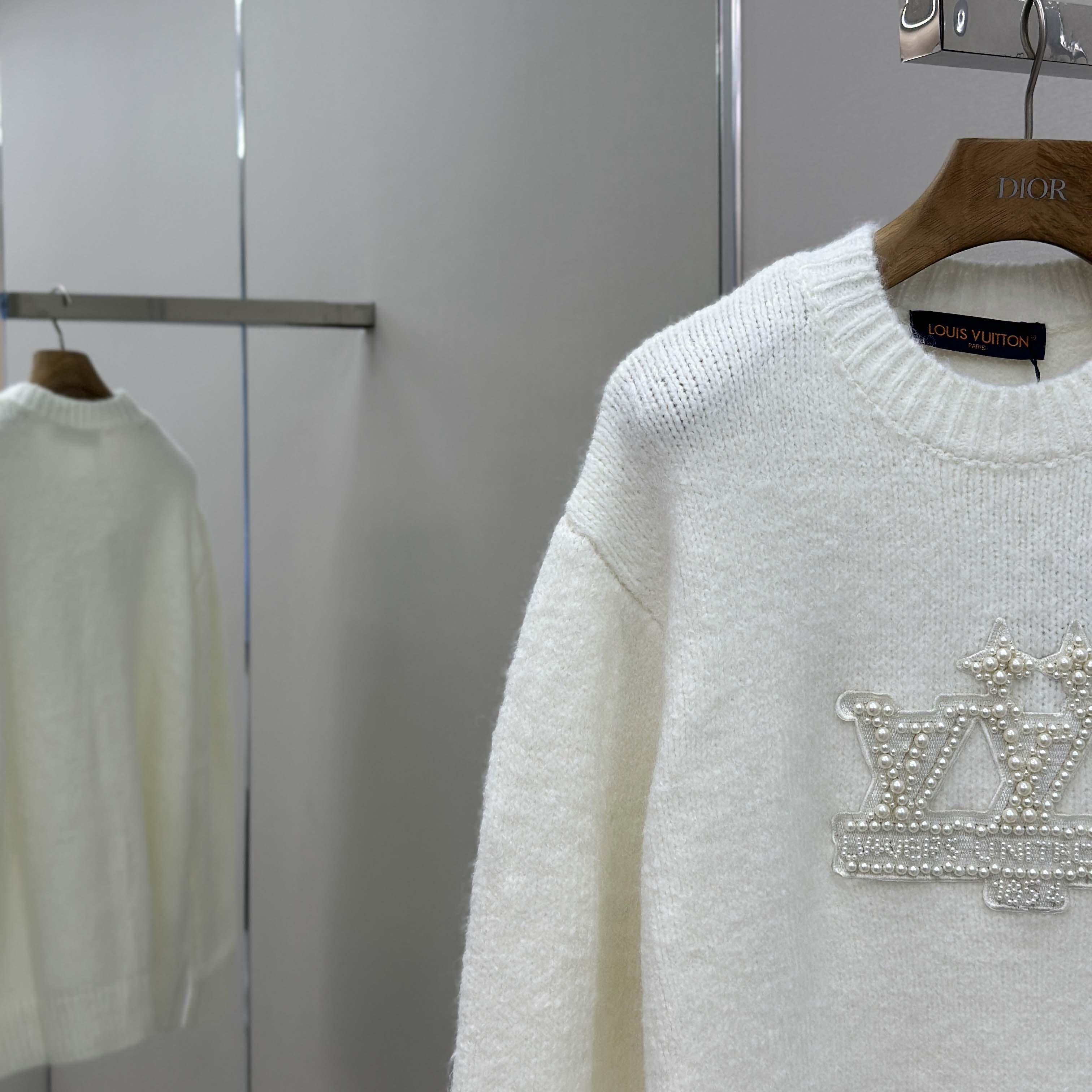 Louis Vuitton Embellished Silk Pullover - FashionPlug