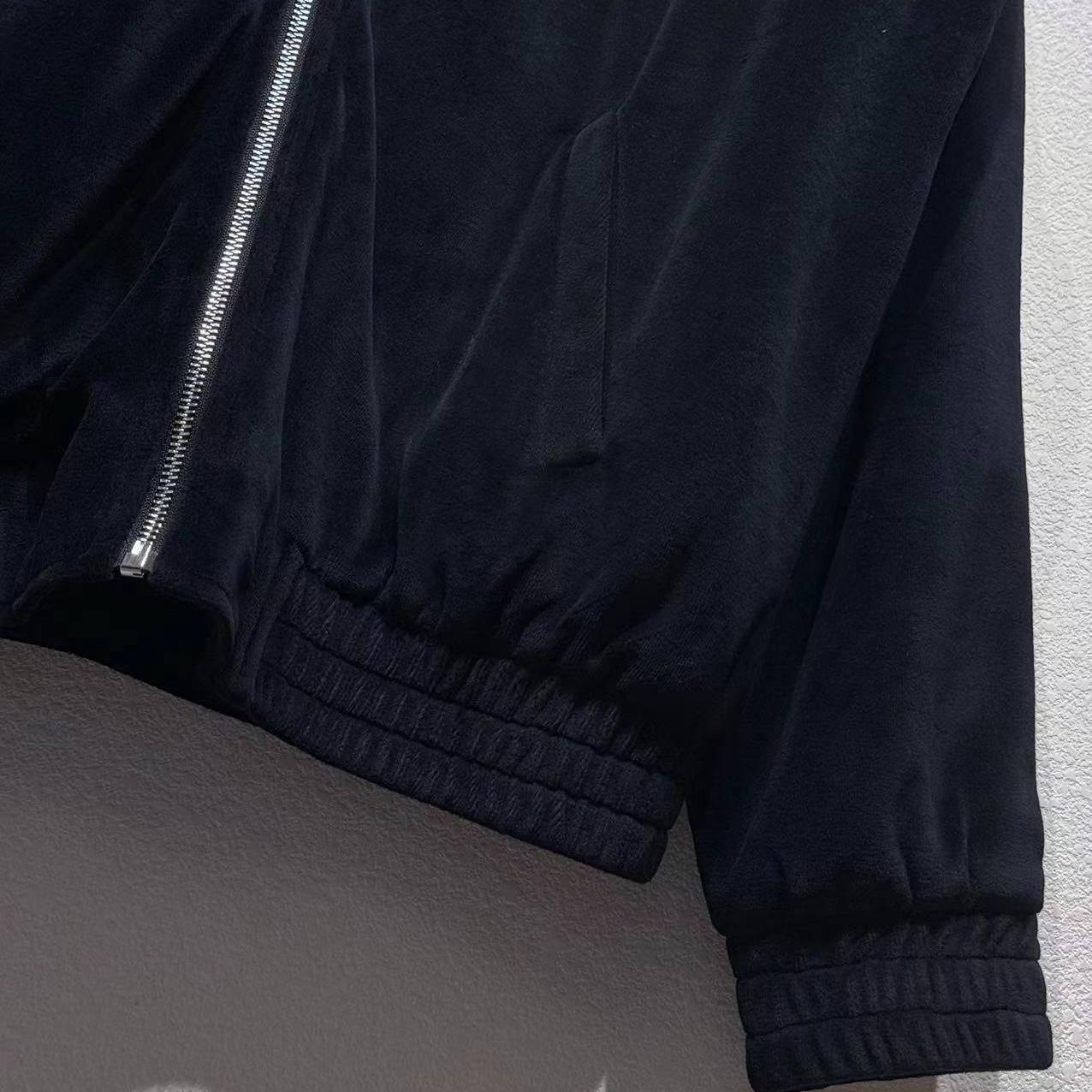 Celine Tracksuit Jacket In Velvet Jersey - FashionPlug