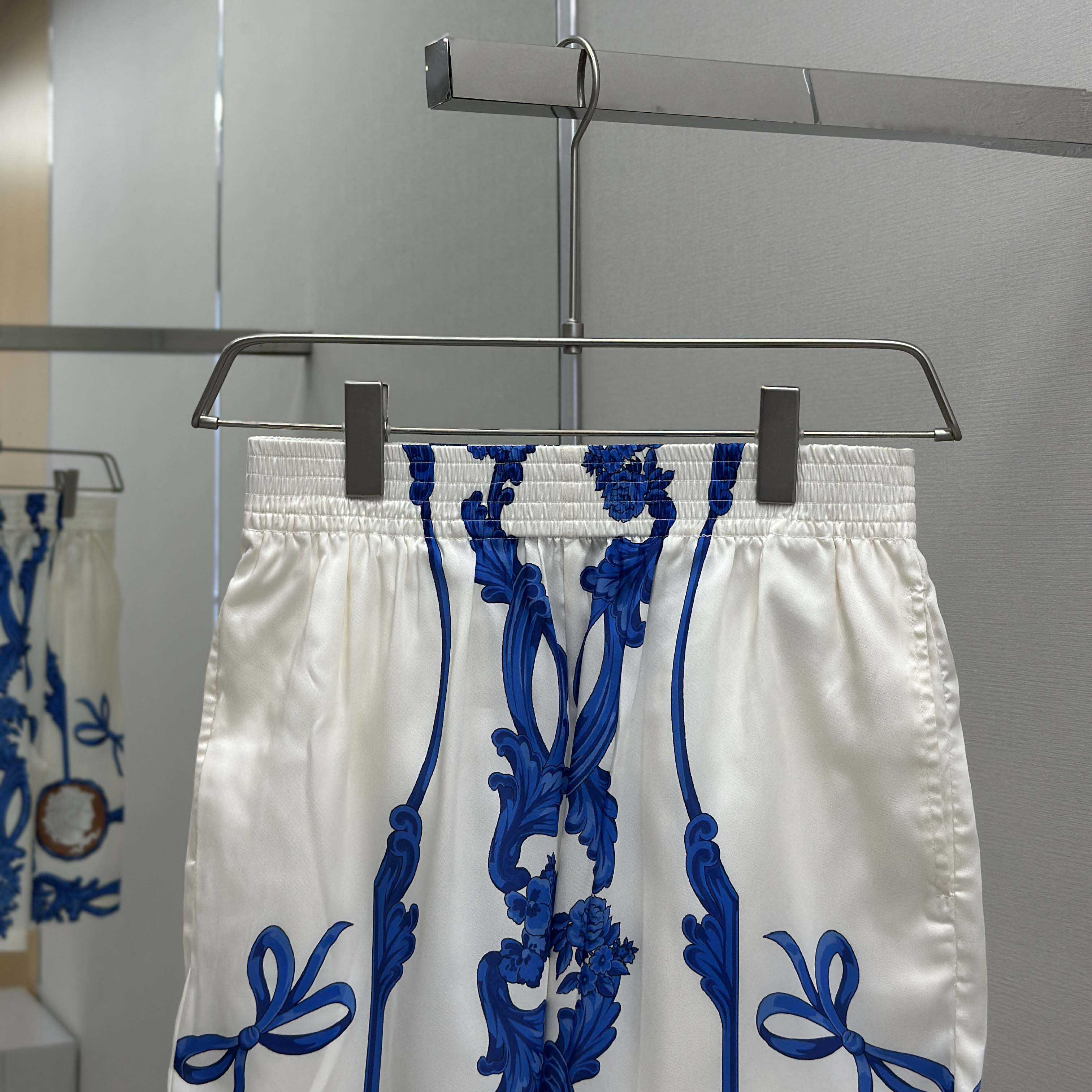Versace Cameo Silk Shirt & Silk Shorts - FashionPlug