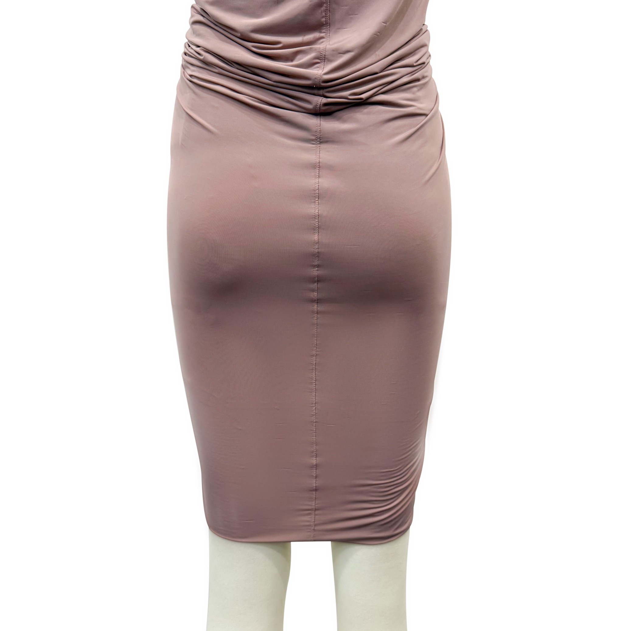 Rick Owens Jersey Prong Minidress - FashionPlug