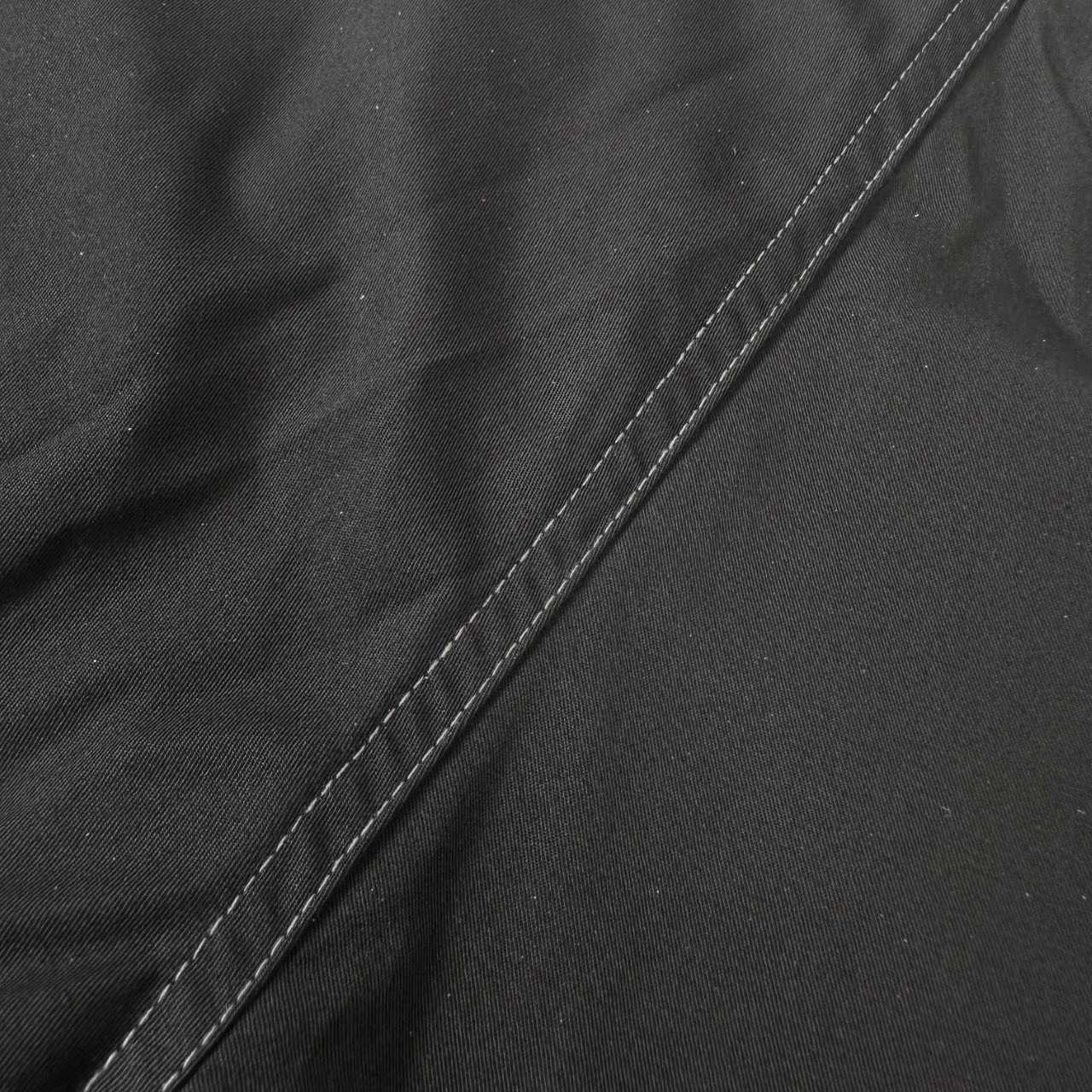 Balenciaga Utility Work Pants In Black Mixed Cotton Twill - FashionPlug