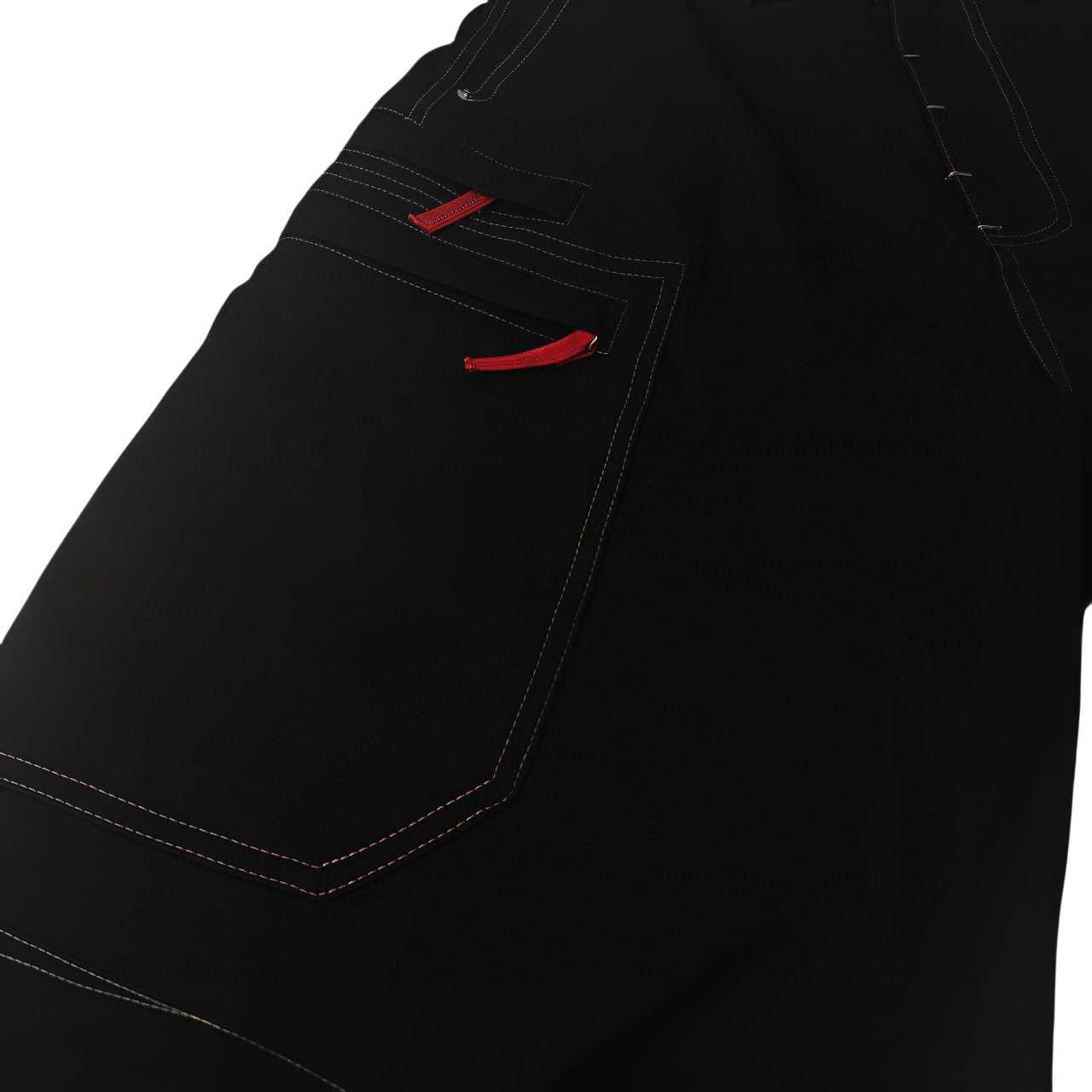 Balenciaga Utility Work Pants In Black Mixed Cotton Twill - FashionPlug