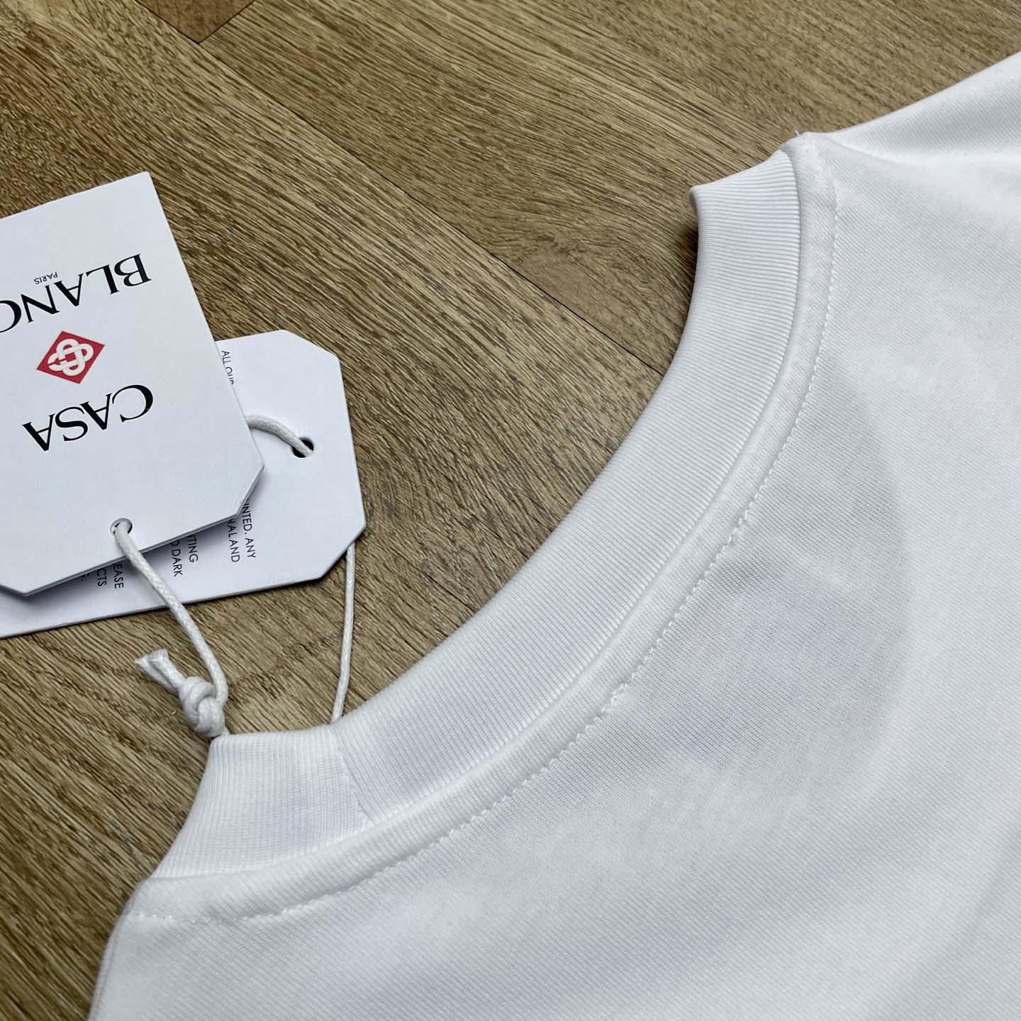 Casablanca Montagne Printed T-Shirt 'White'   C1034 - FashionPlug
