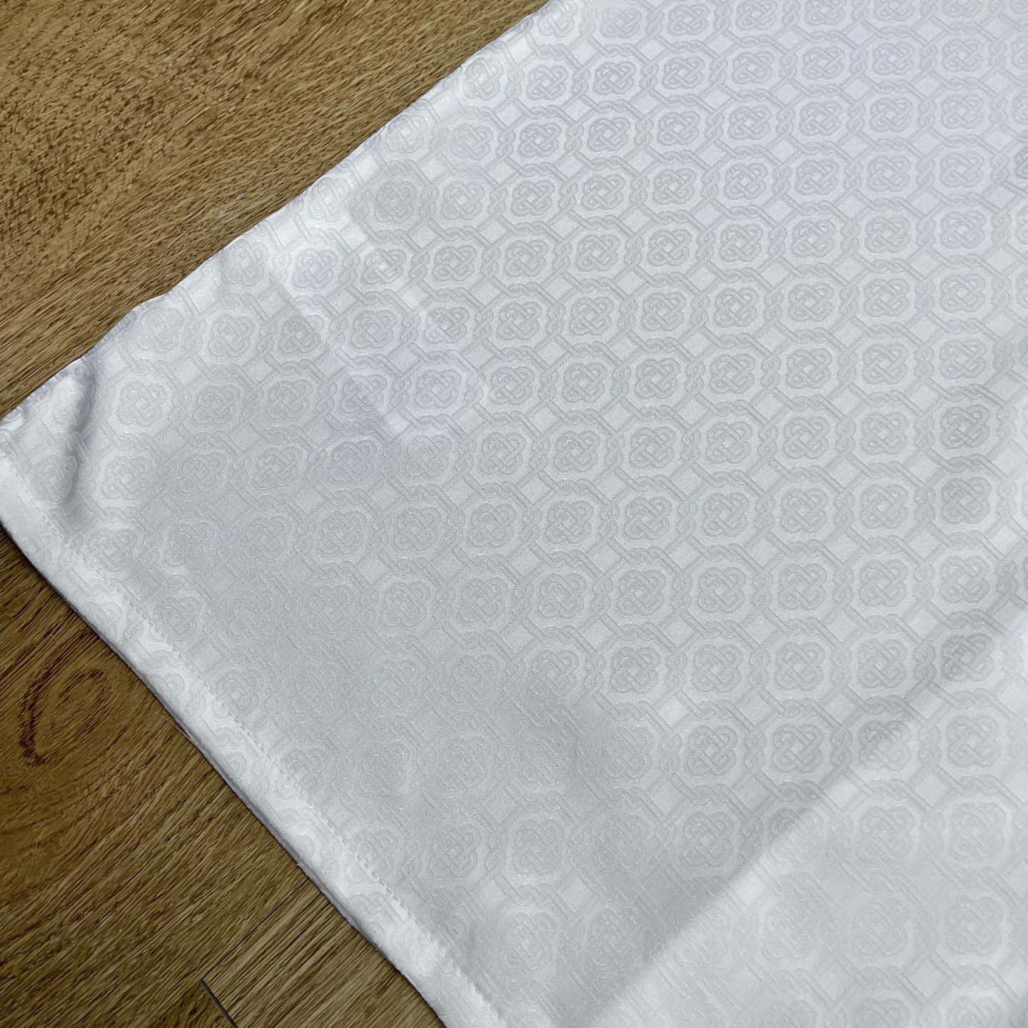 Casablanca Monogram Silk Twill Pajama Shirt In White   C1024 - FashionPlug