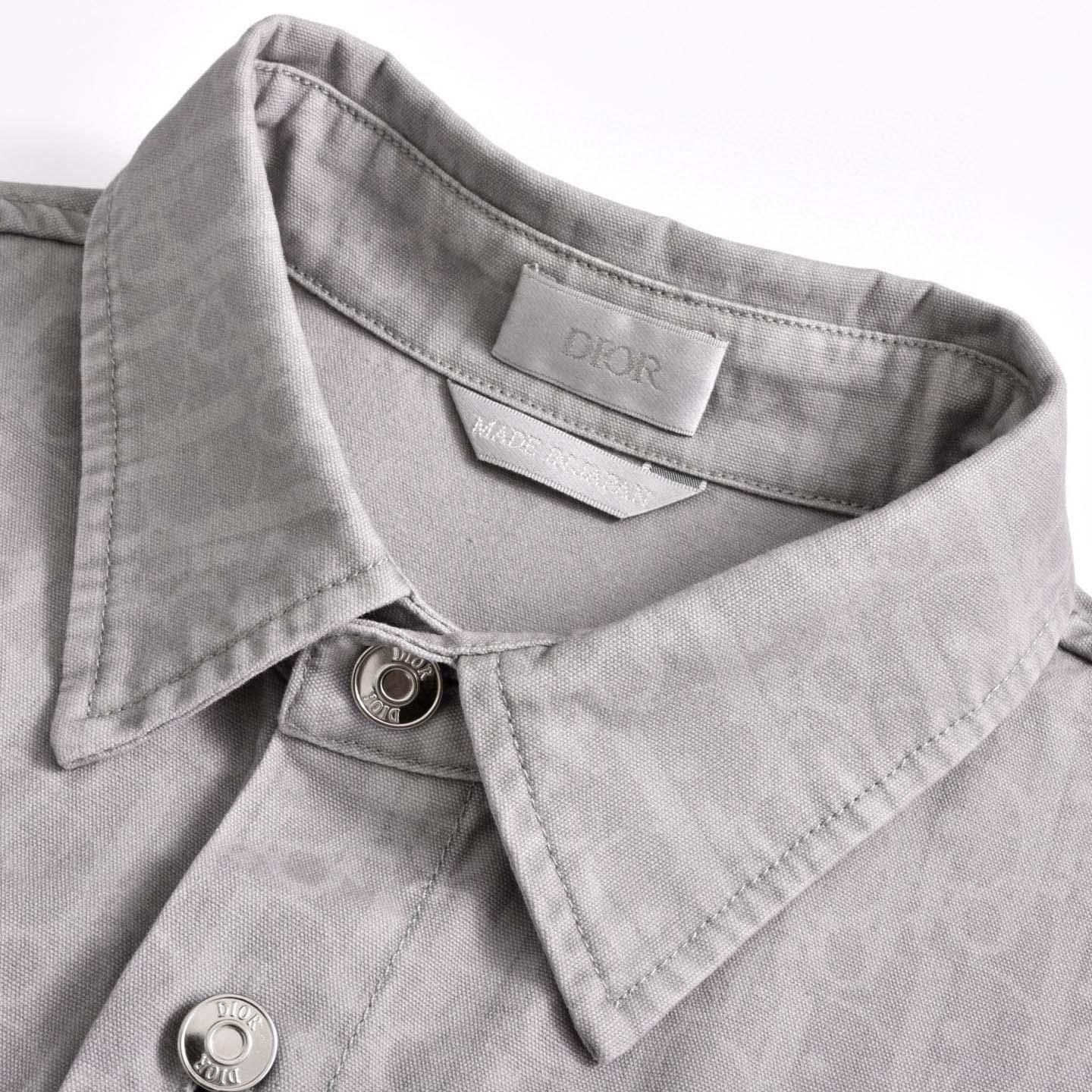 Dior Oblique Short-Sleeved Overshirt  - FashionPlug