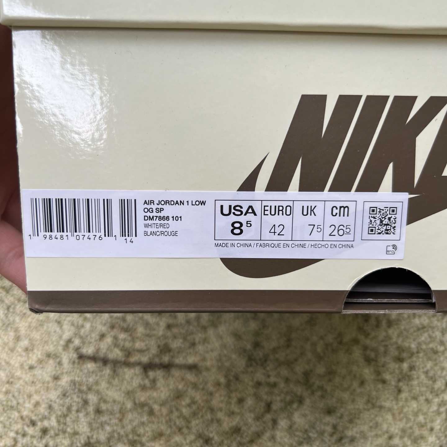 Travis Scott x Air Jordan 1 Low OG    DM7866-101 - FashionPlug