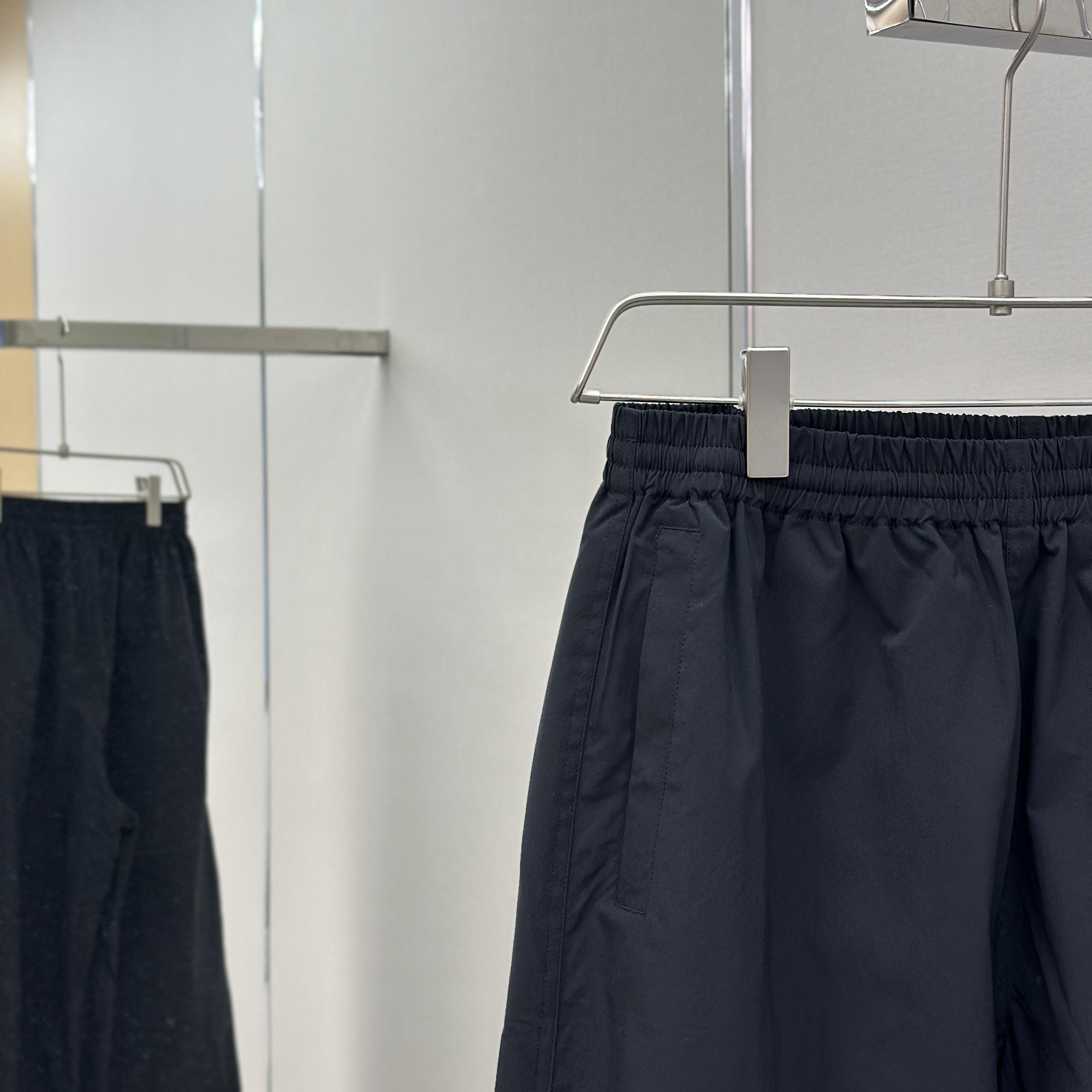 Balenciaga I Automobili Lamborghini Tracksuit Pants In Black Technical Fabric - FashionPlug