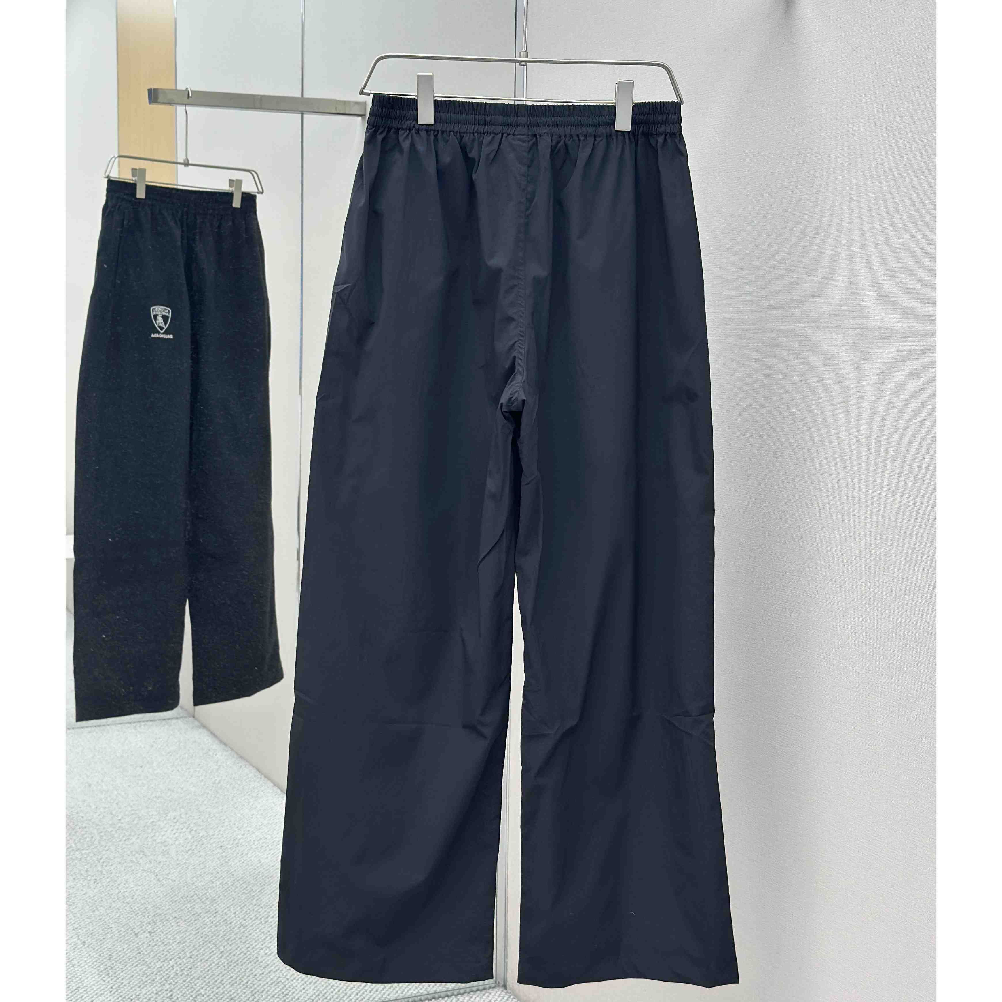 Balenciaga I Automobili Lamborghini Tracksuit Pants In Black Technical Fabric - FashionPlug