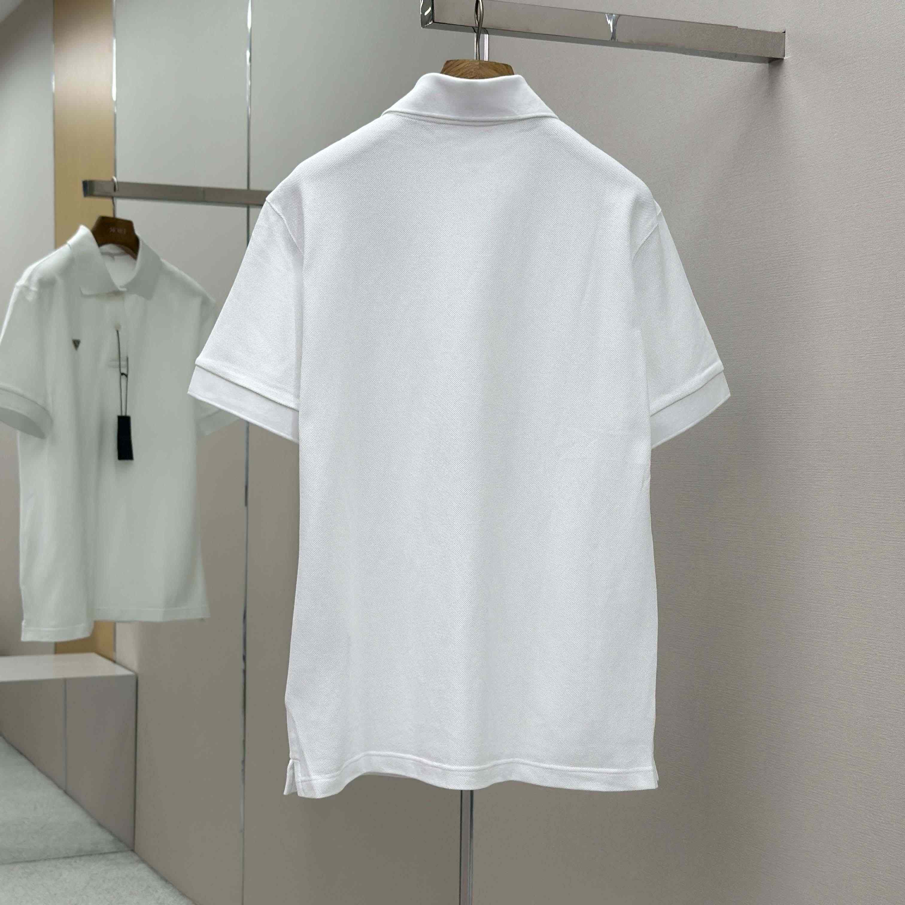 Prada Piqué Polo Shirt - FashionPlug