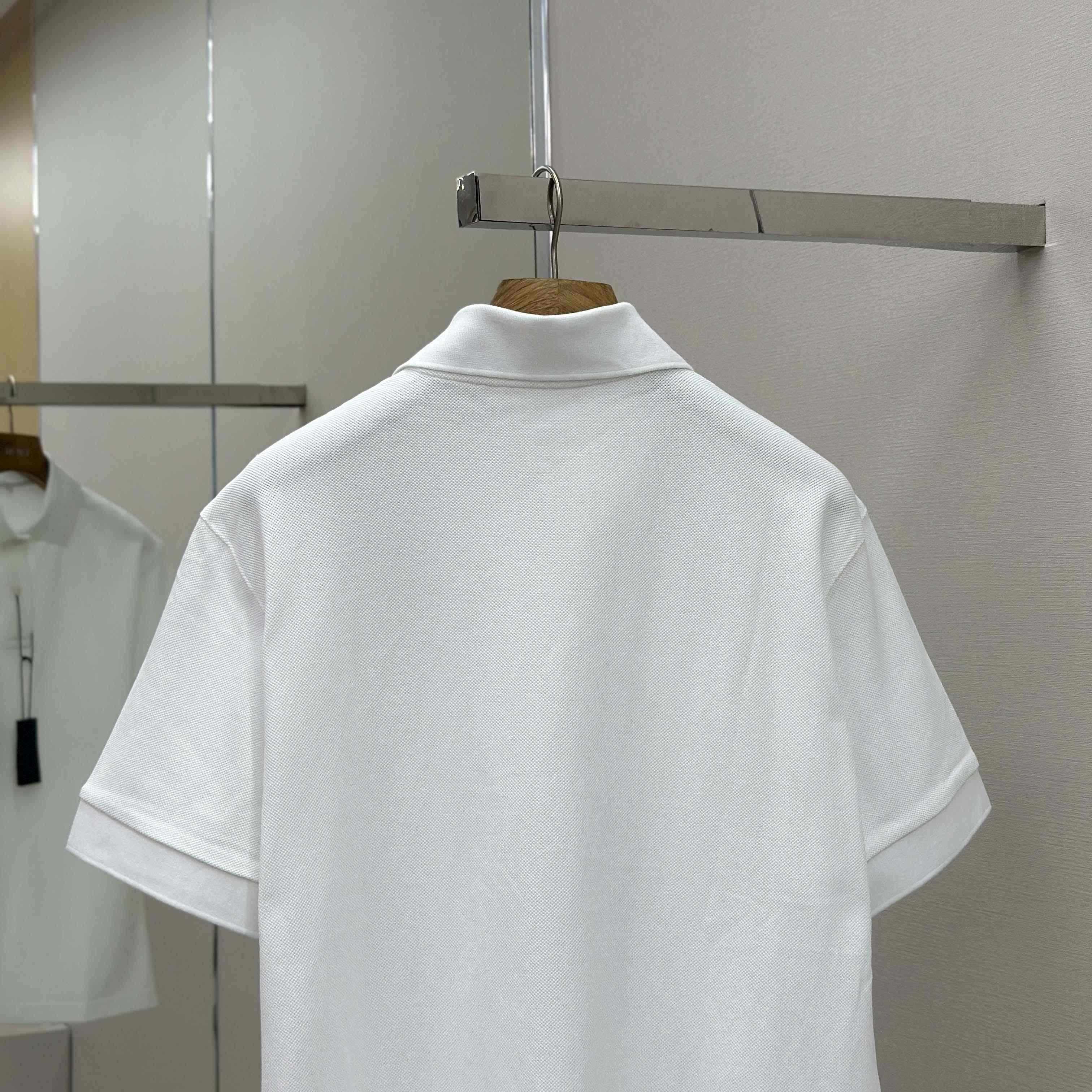 Prada Piqué Polo Shirt - FashionPlug