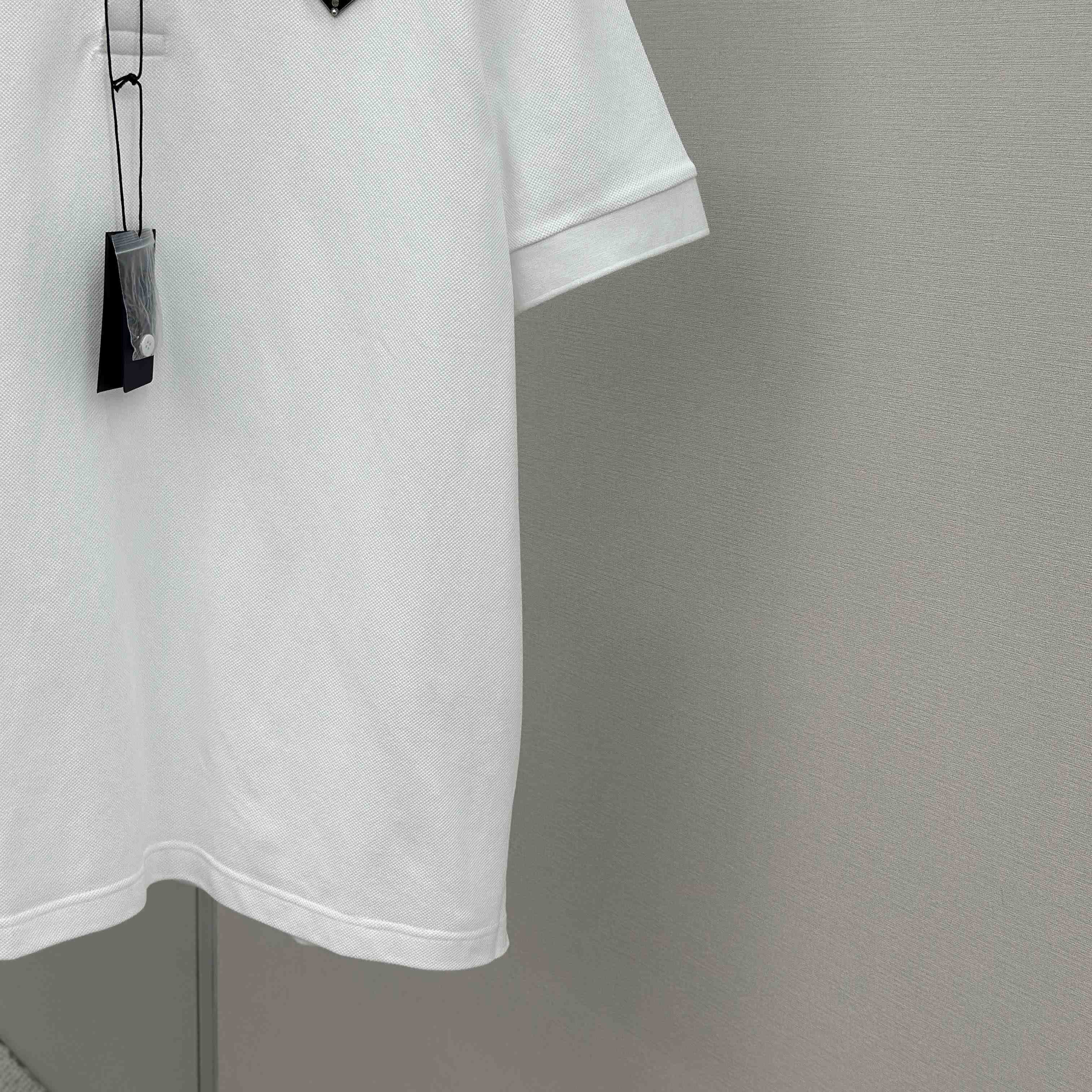 Prada Piqué Polo Shirt - FashionPlug