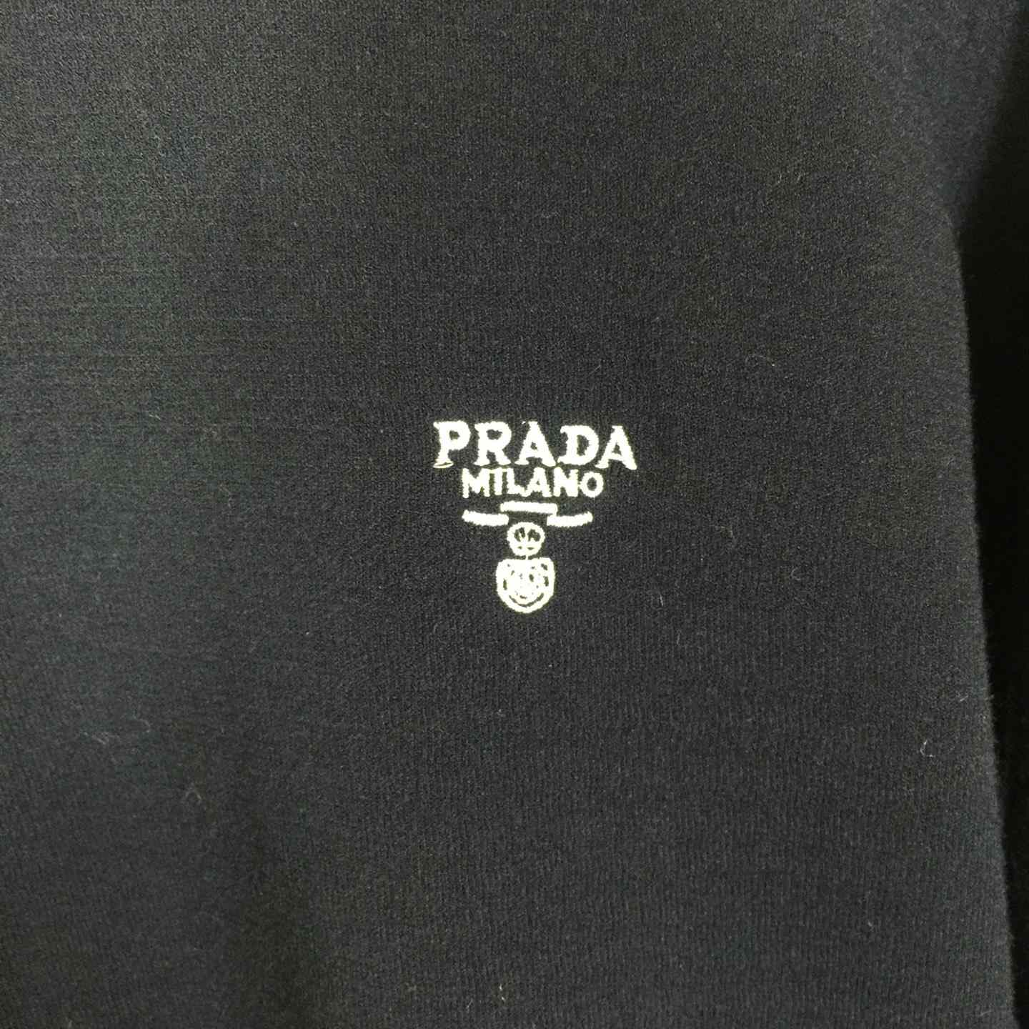 Prada Superfine Wool Polo Shirt - FashionPlug