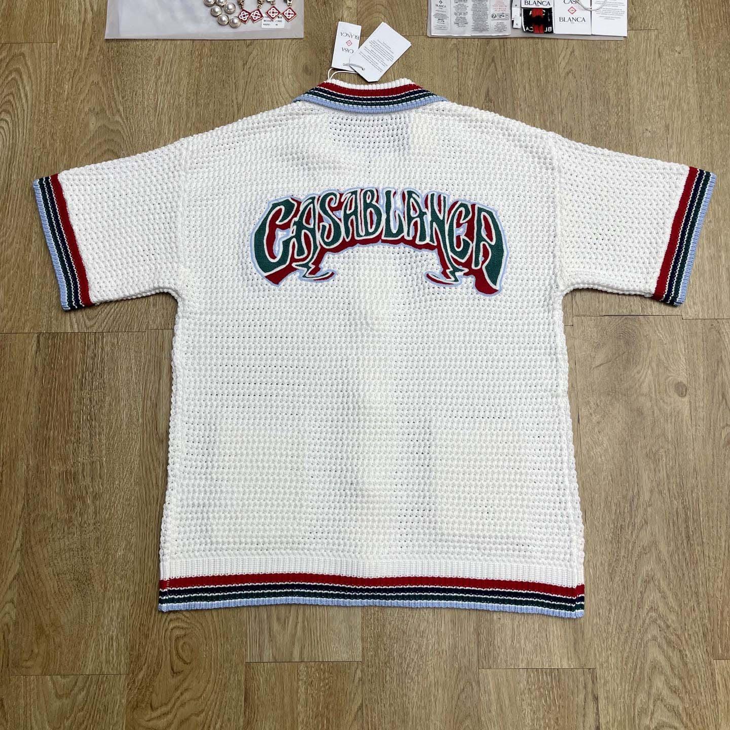Casablanca Gothic Short-sleeve Crochet Shirt   Z6011 - FashionPlug