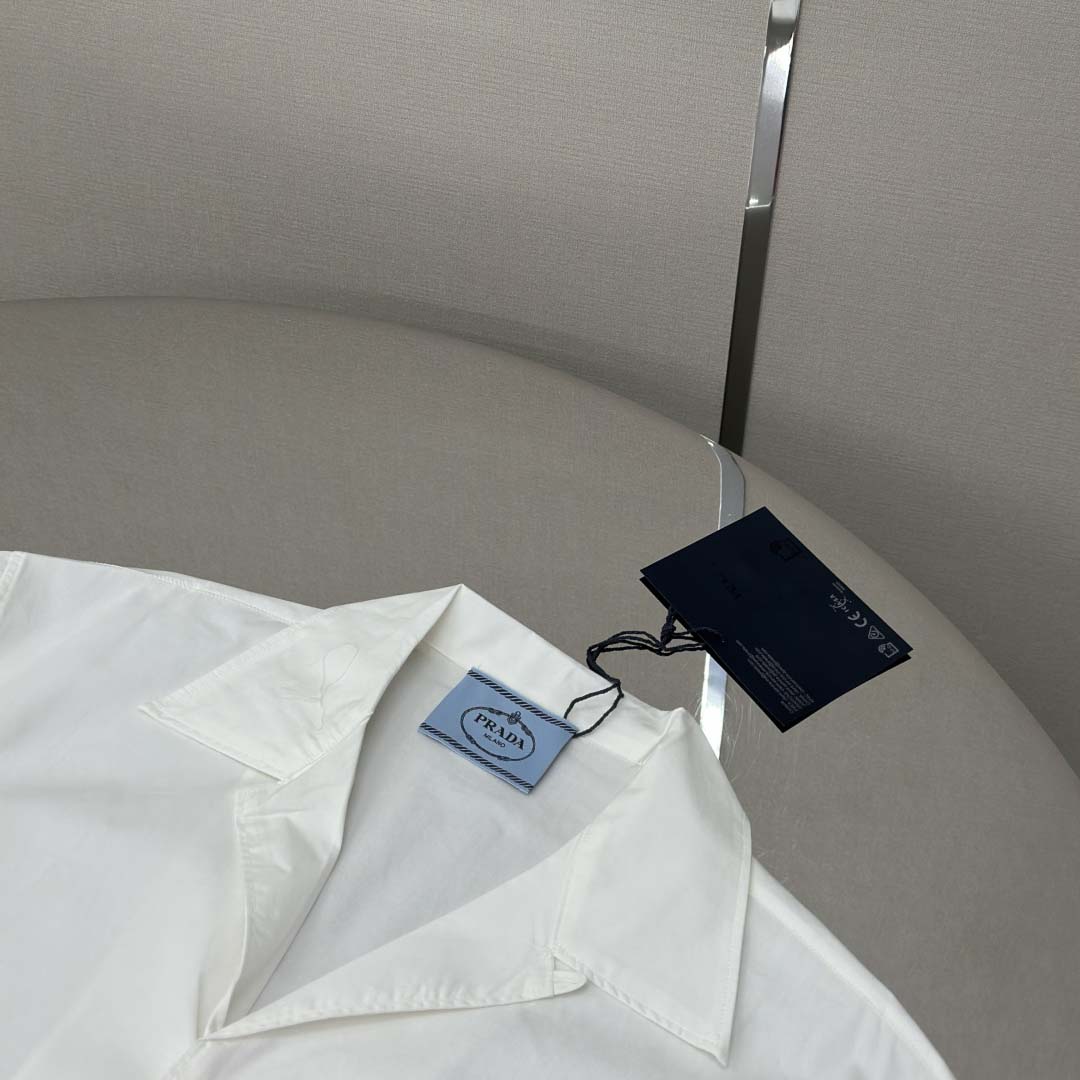 Prada Panelled Bowling-style Shirt - FashionPlug
