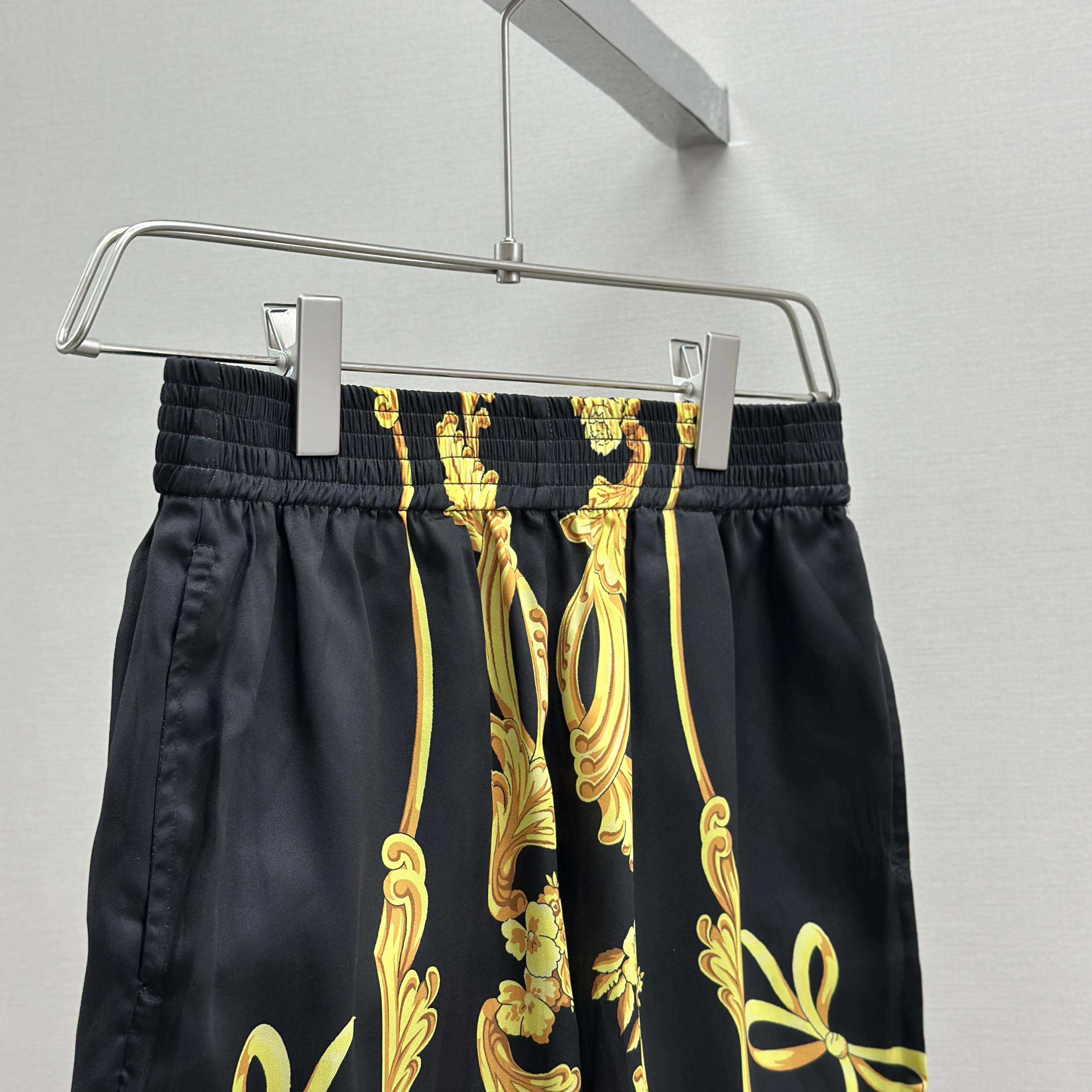 Versace Cameo Silk Shirt & Swim Boardshorts - FashionPlug