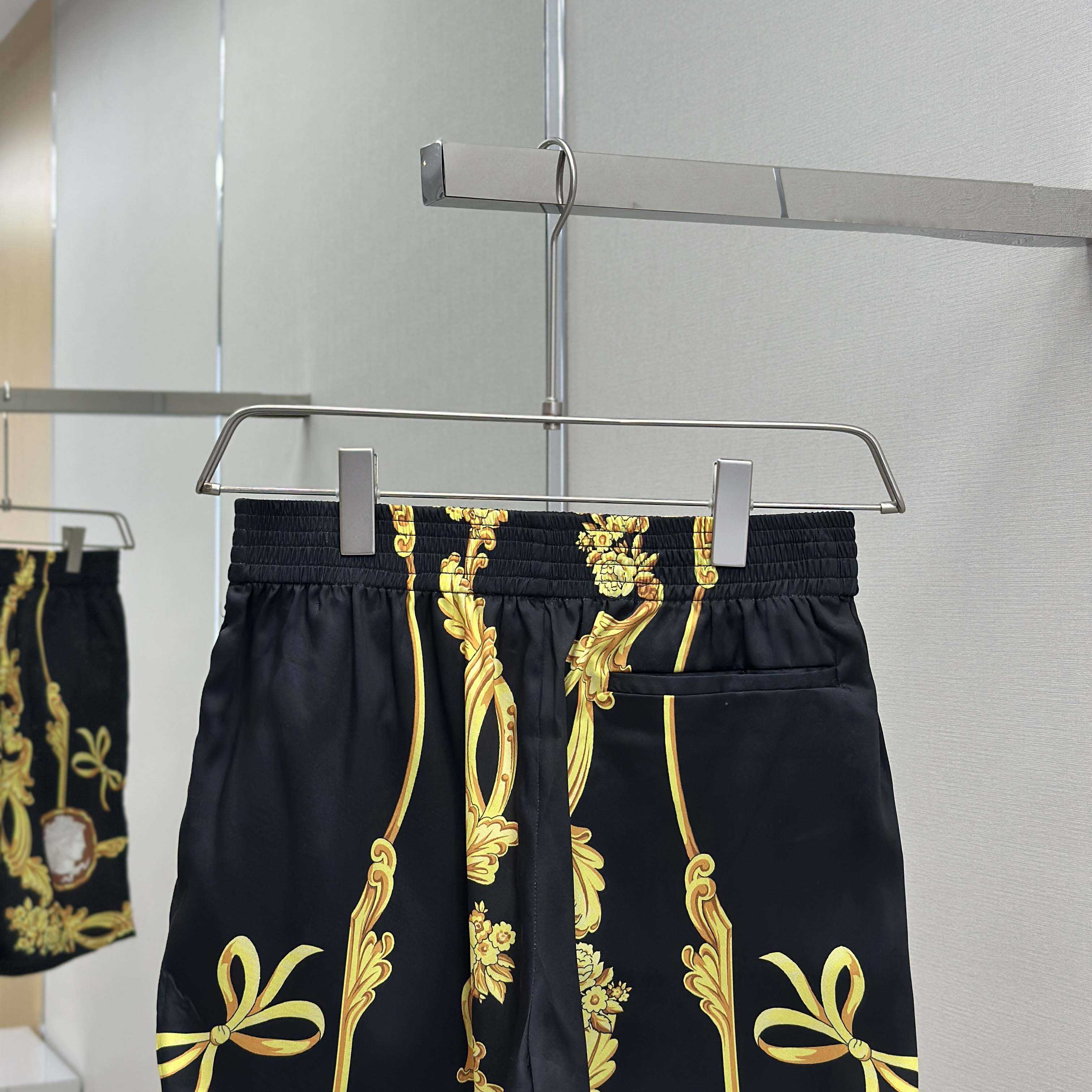 Versace Cameo Silk Shirt & Swim Boardshorts - FashionPlug