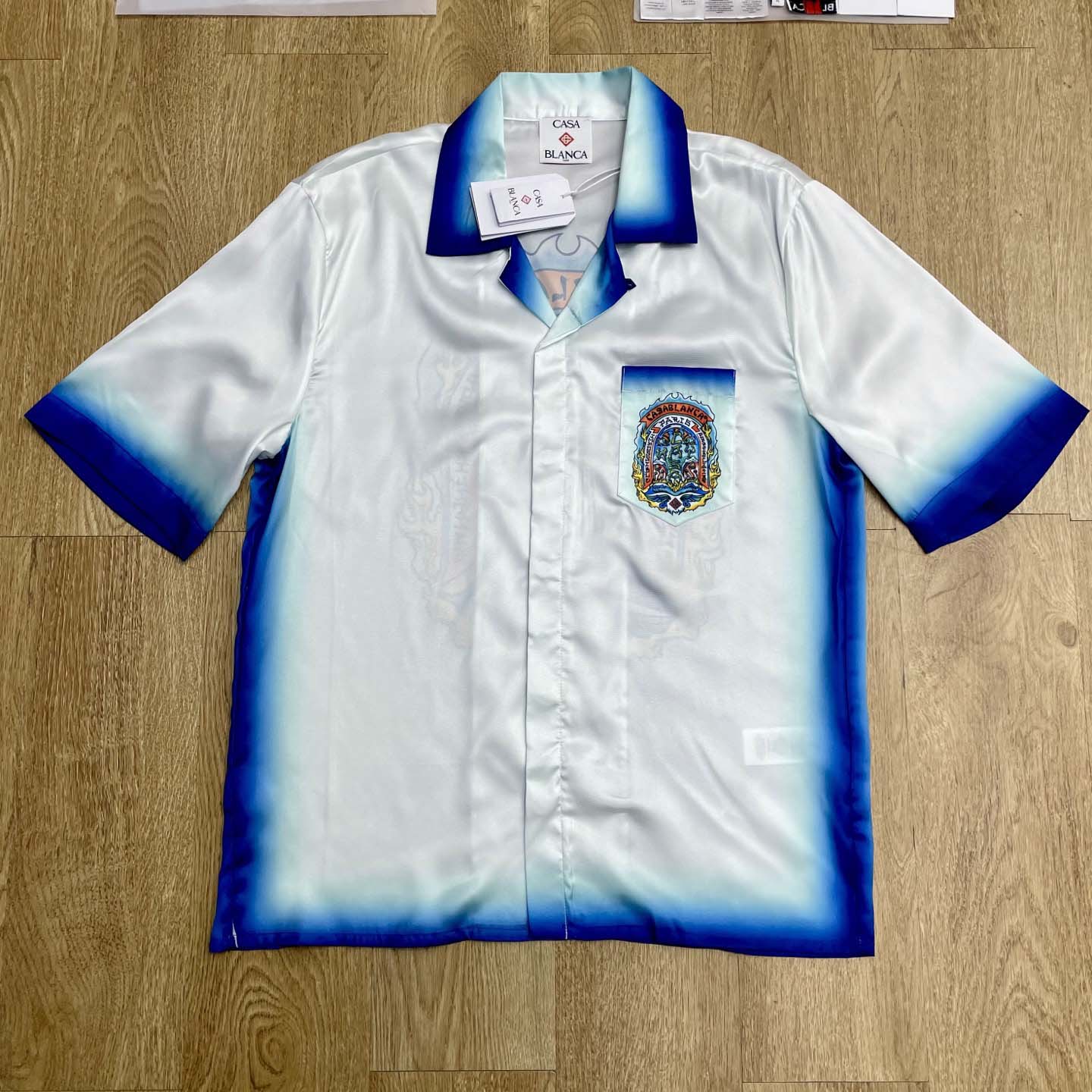 Casablanca Silk Shirt    CA3536 - FashionPlug