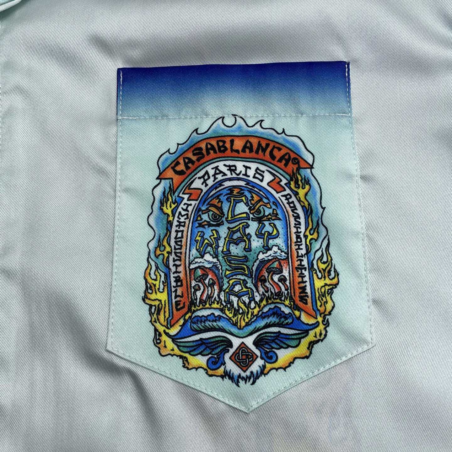 Casablanca Silk Shirt    CA3536 - FashionPlug