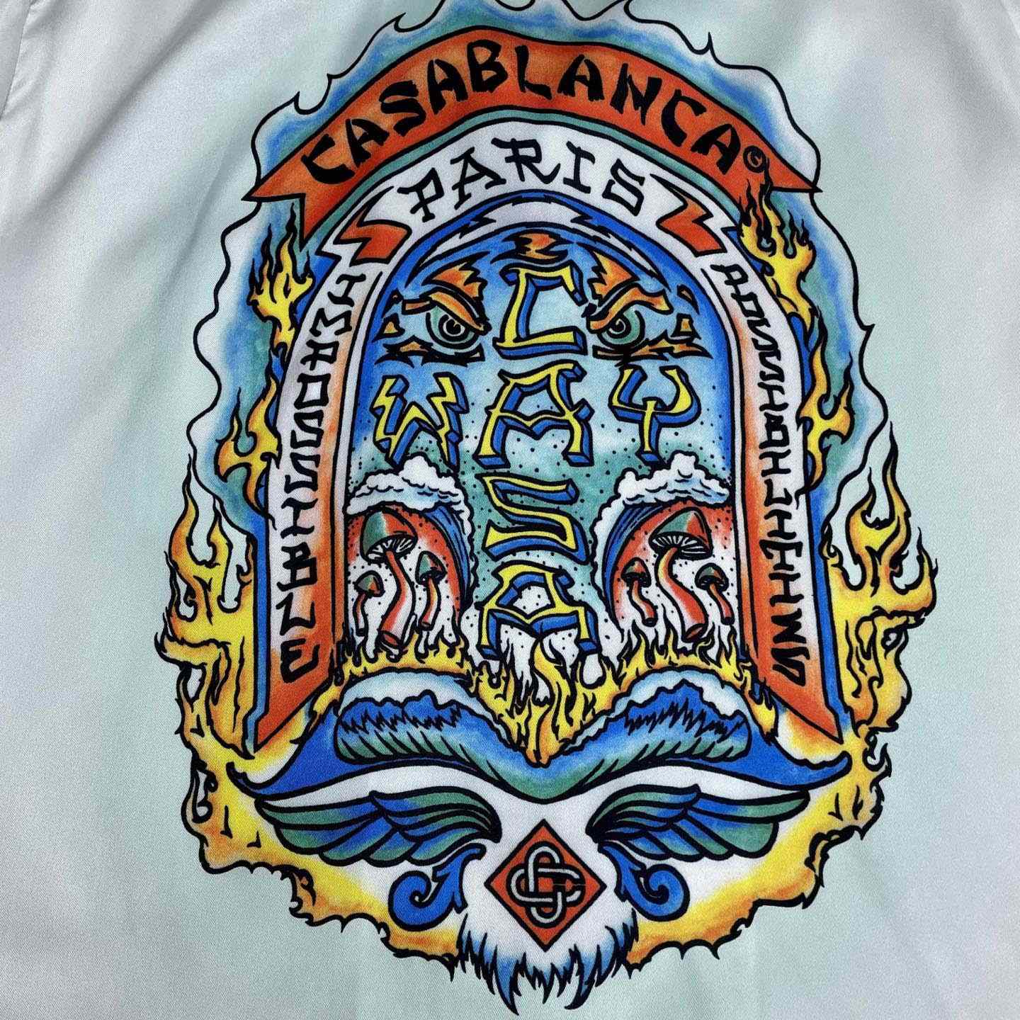 Casablanca Silk Shirt    CA3536 - FashionPlug