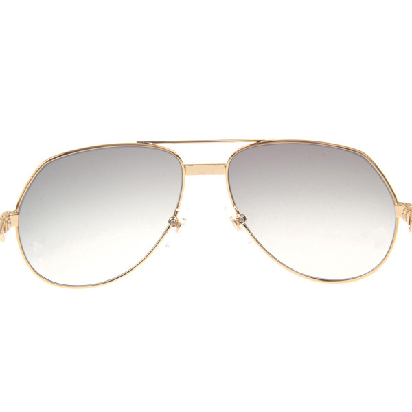 Cartier CT 1324912 Sunglasses In Gold Grey - FashionPlug
