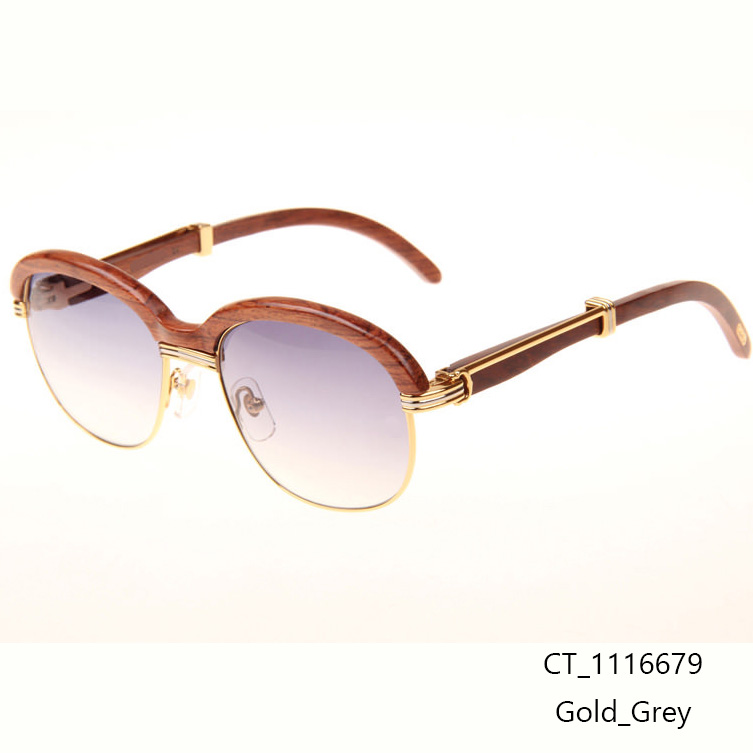 Cartier CT_1116679 Sunglasses In Gold Grey Gradient - FashionPlug