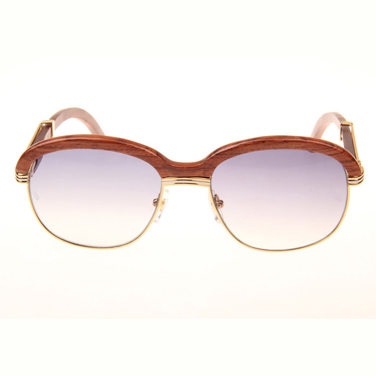 Cartier CT_1116679 Sunglasses In Gold Grey Gradient - FashionPlug