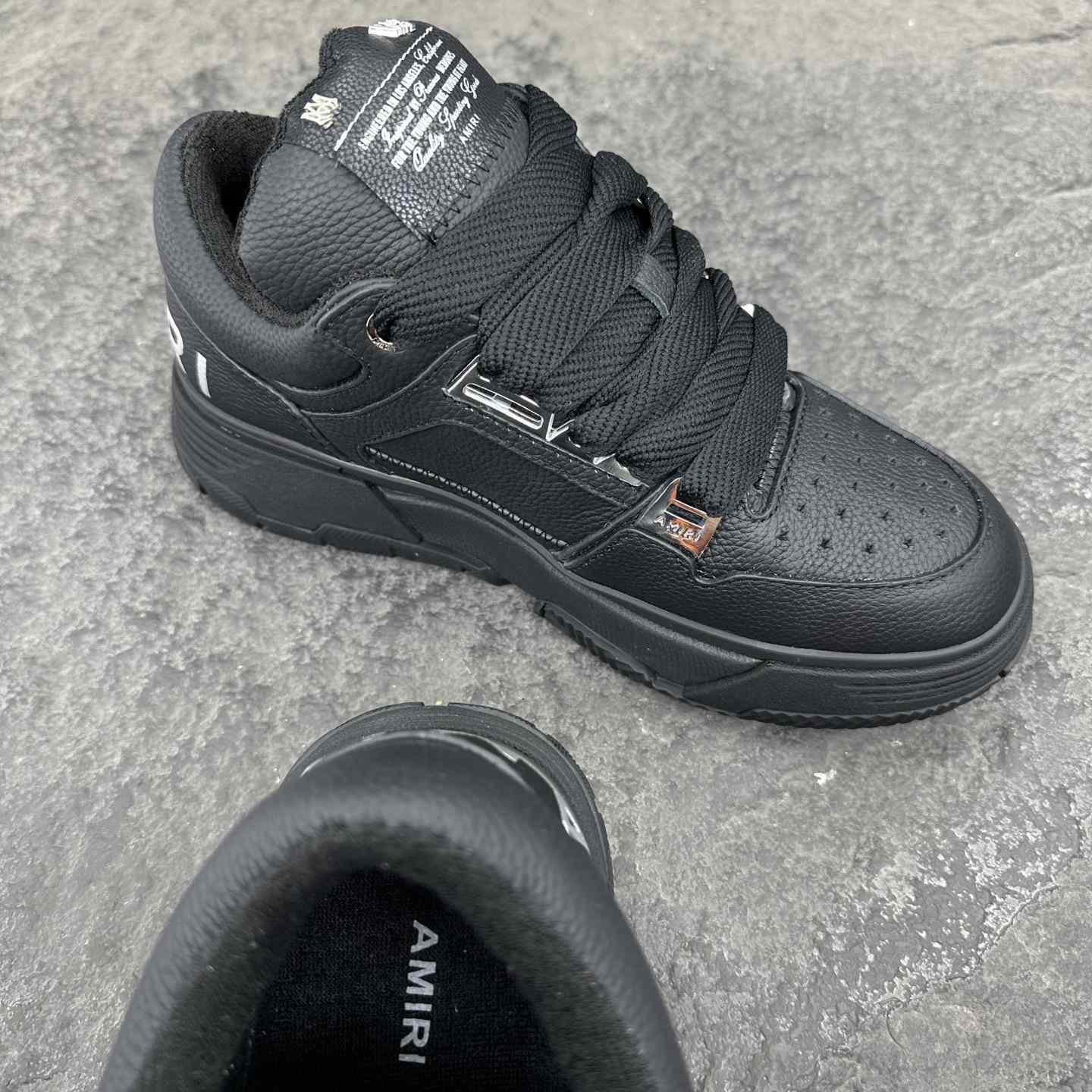 Amiri Crystal Skel-top Low Sneaker - FashionPlug