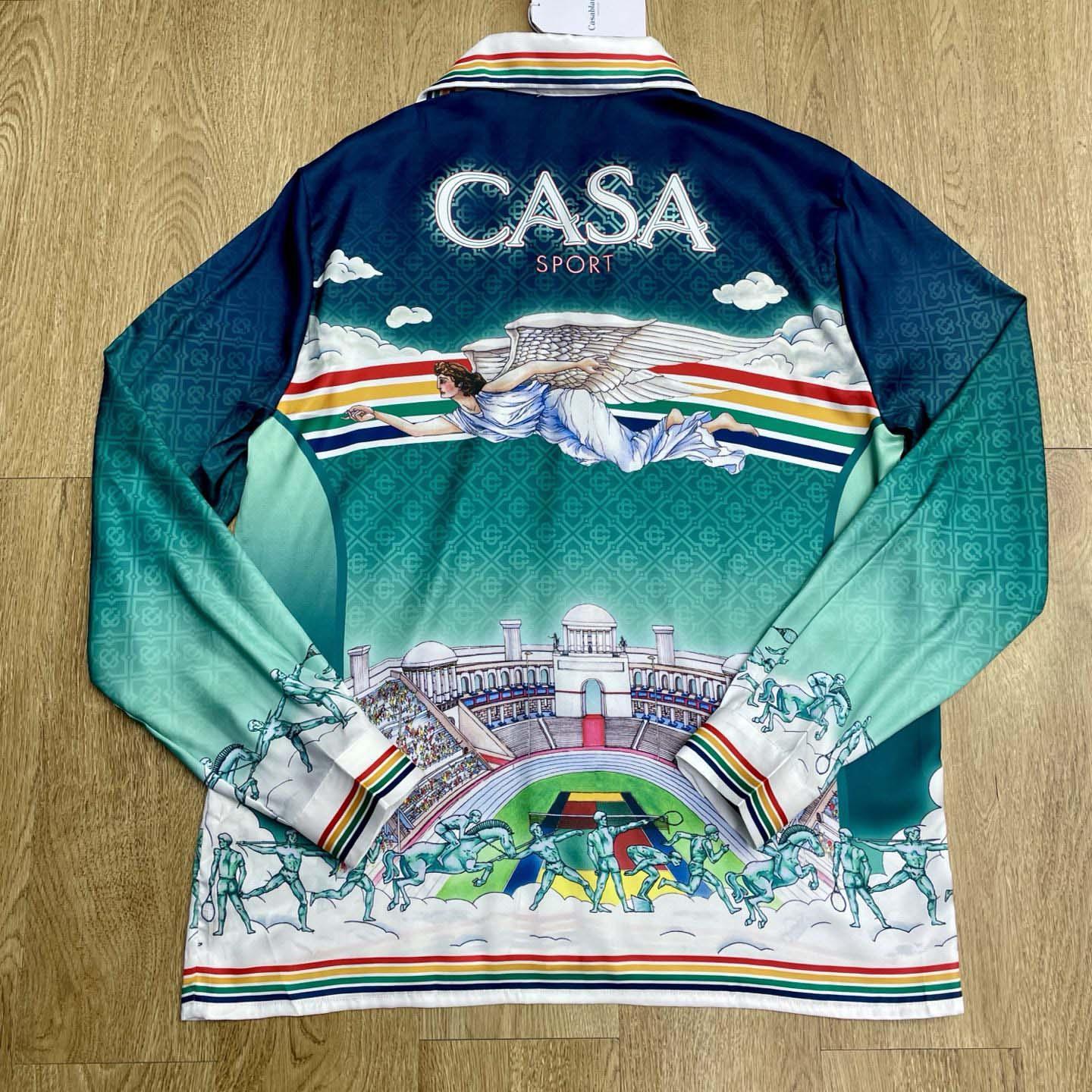 Casablanca La Deesse Du Stade shirt   CA3523 - FashionPlug