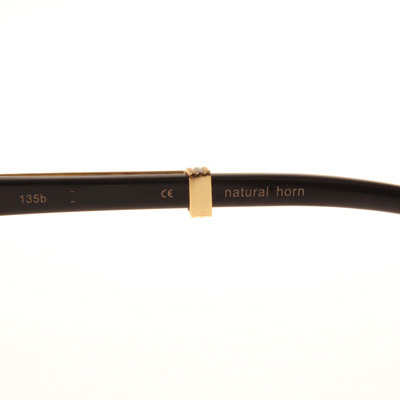 Cartier CT_1116679 Diamond White Mix Black Buffalo Sunglasses In Gold Brown - FashionPlug