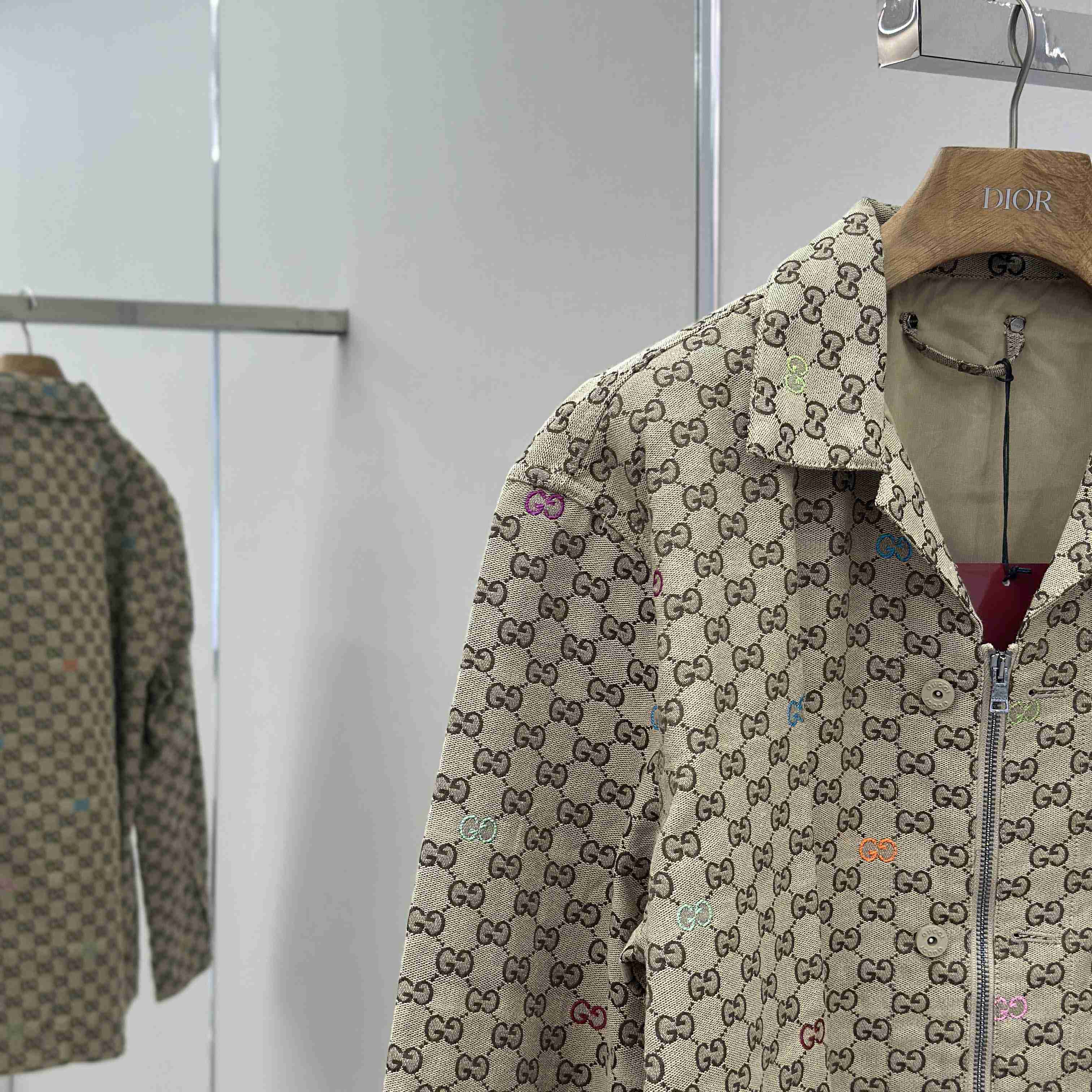 Gucci GG Canvas Jacket - FashionPlug