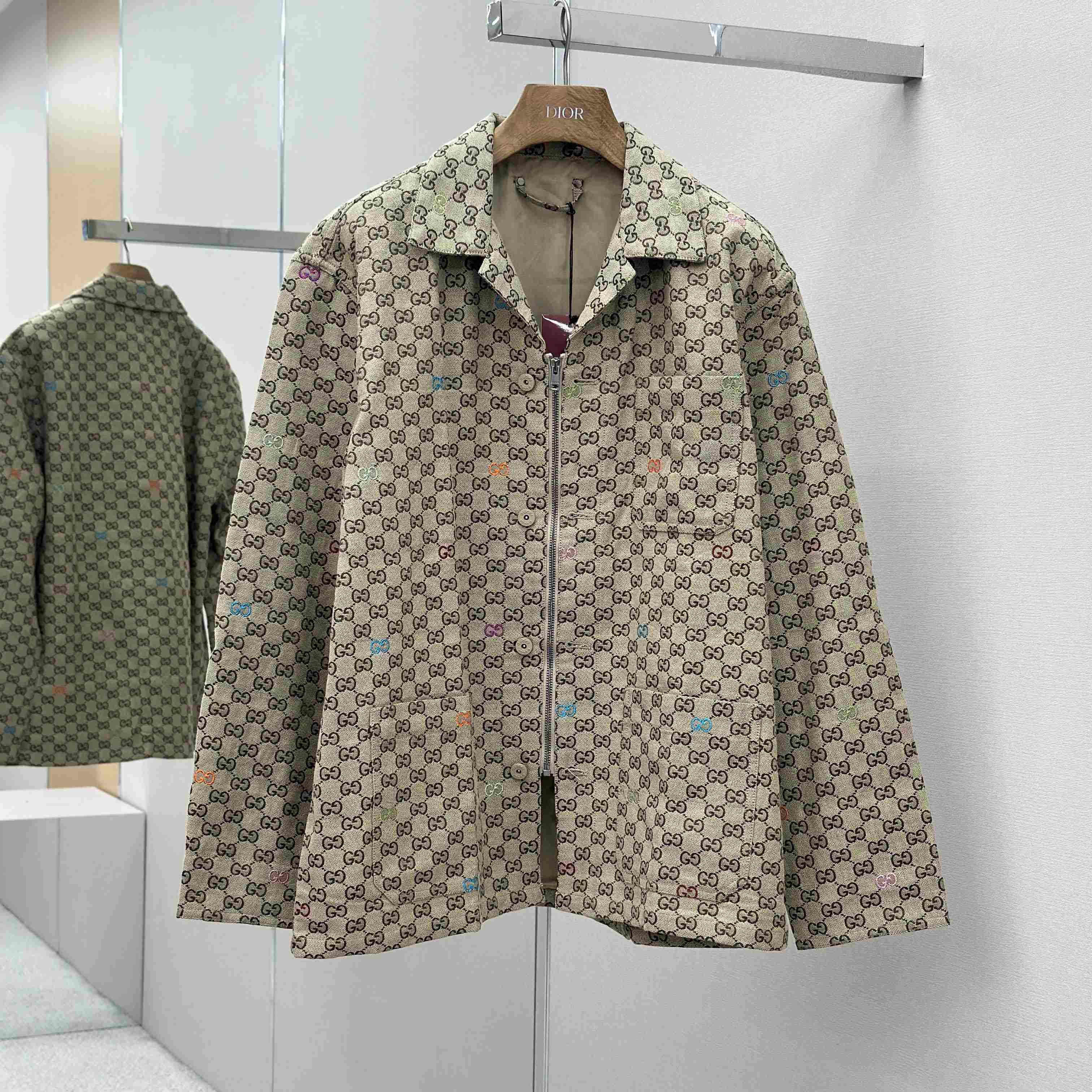 Gucci GG Canvas Jacket - FashionPlug