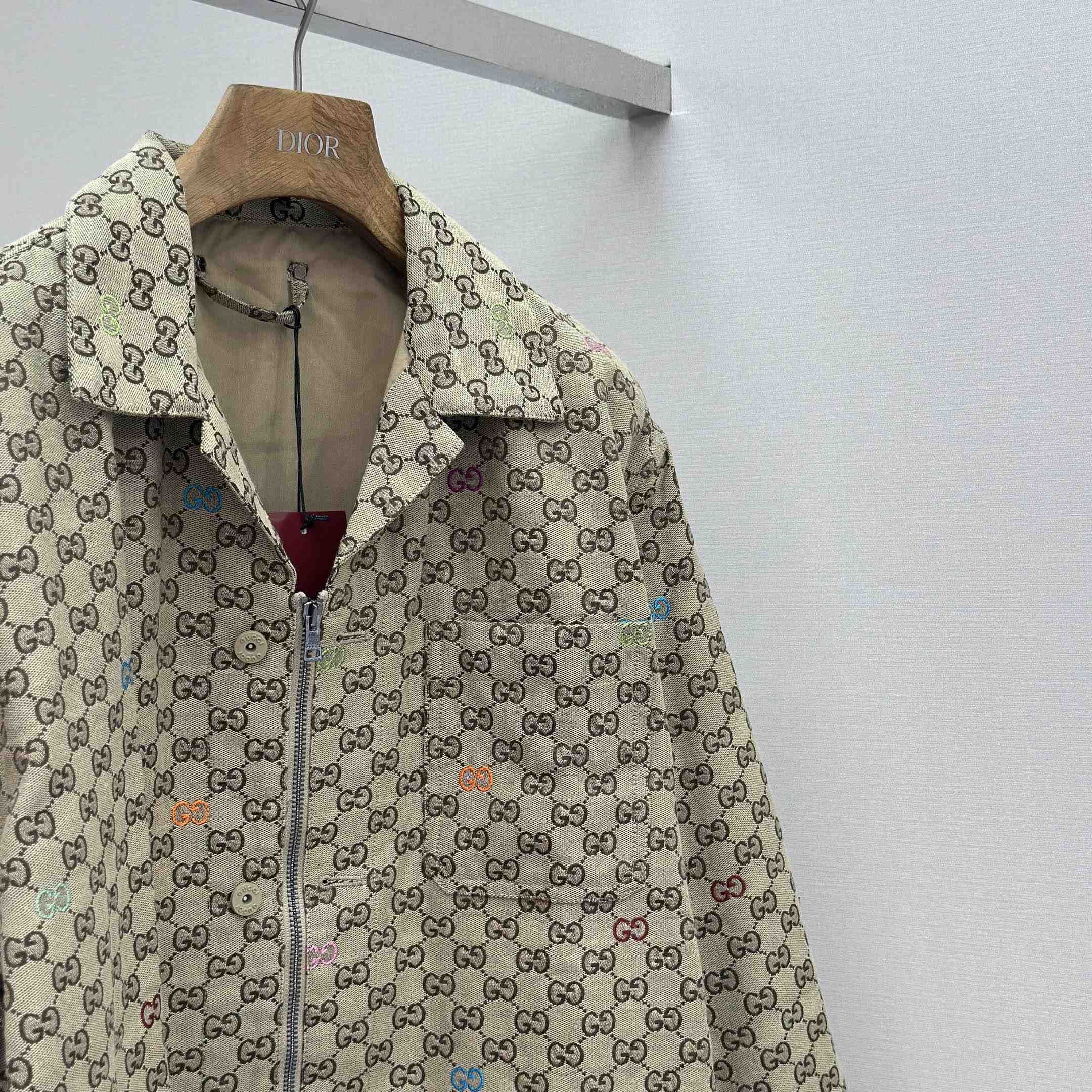 Gucci GG Canvas Jacket - FashionPlug