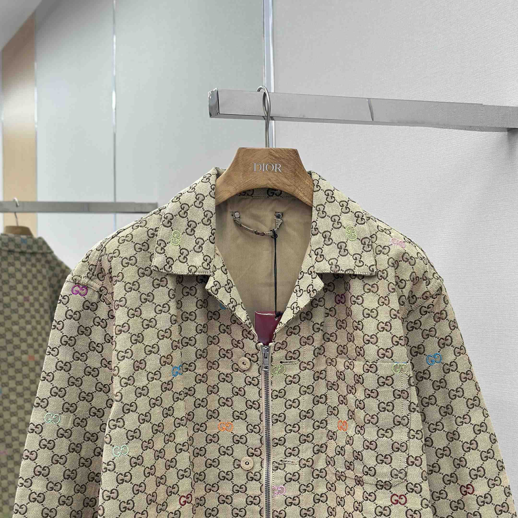 Gucci GG Canvas Jacket - FashionPlug