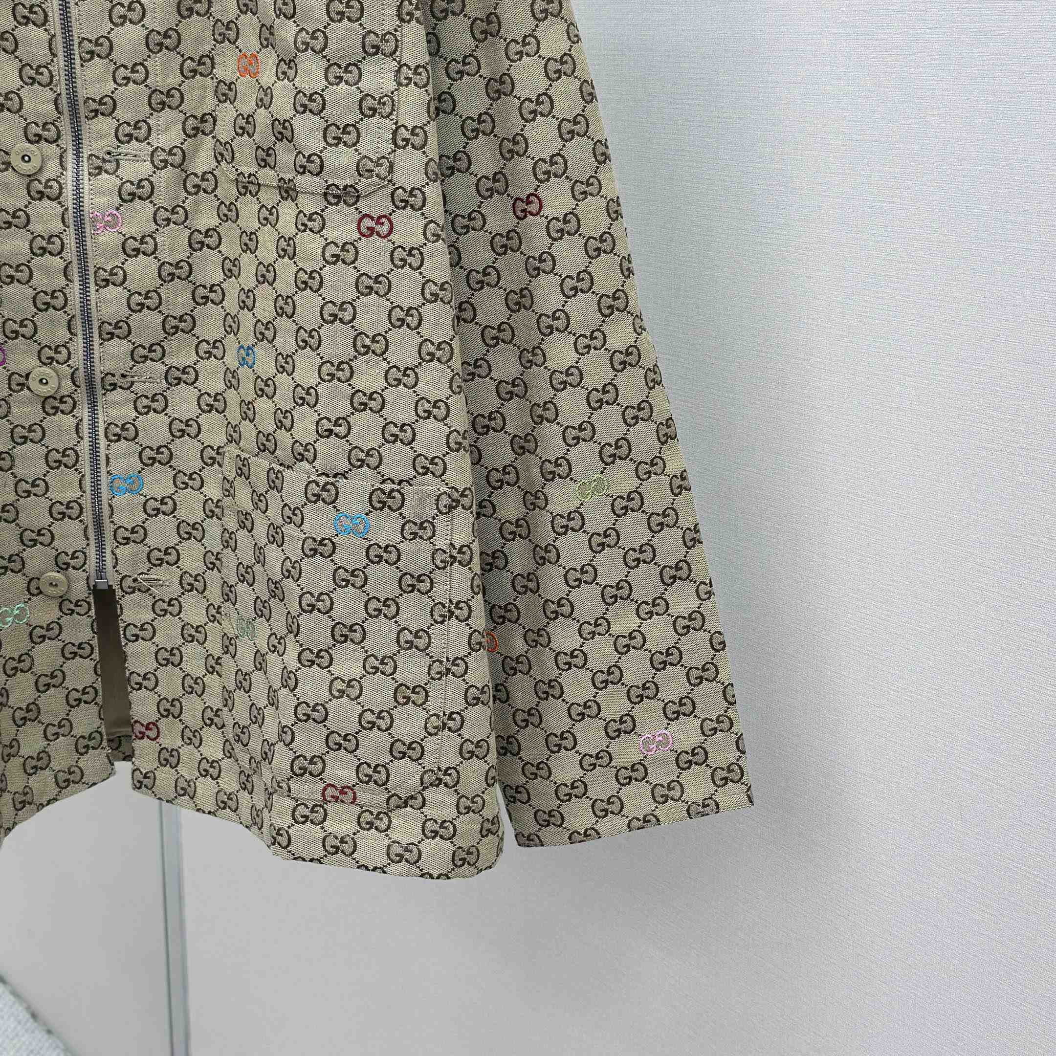 Gucci GG Canvas Jacket - FashionPlug