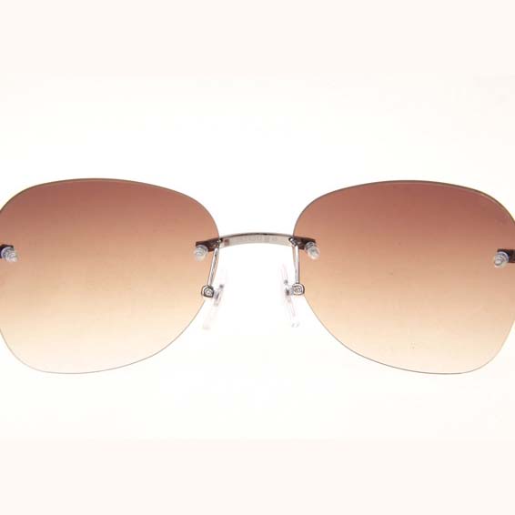 Cartier CT 3524012 Aviator Lens Wood Sunglasses In Silver Brown - FashionPlug