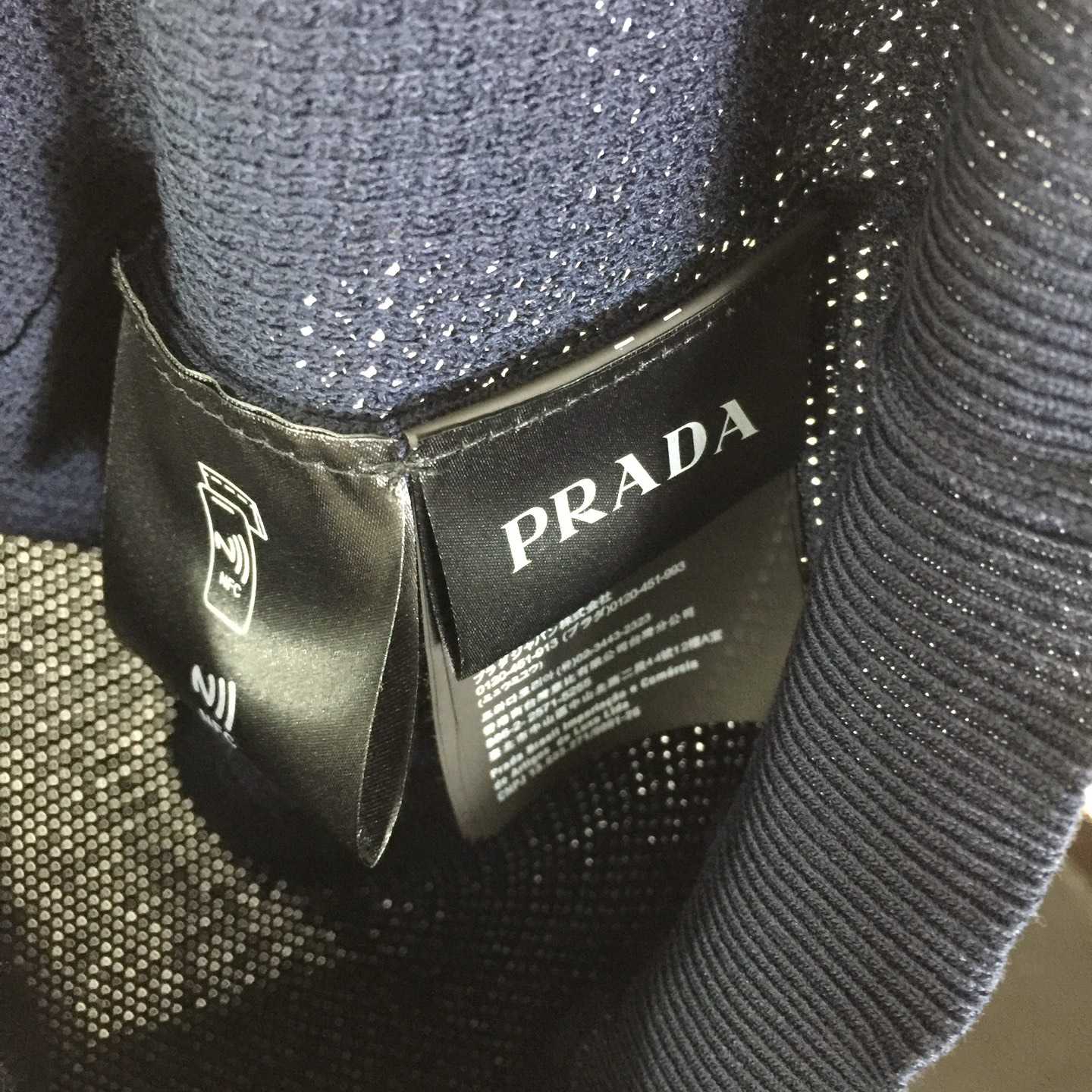 Prada Blue T-Shirt In Silk And Cotton - FashionPlug