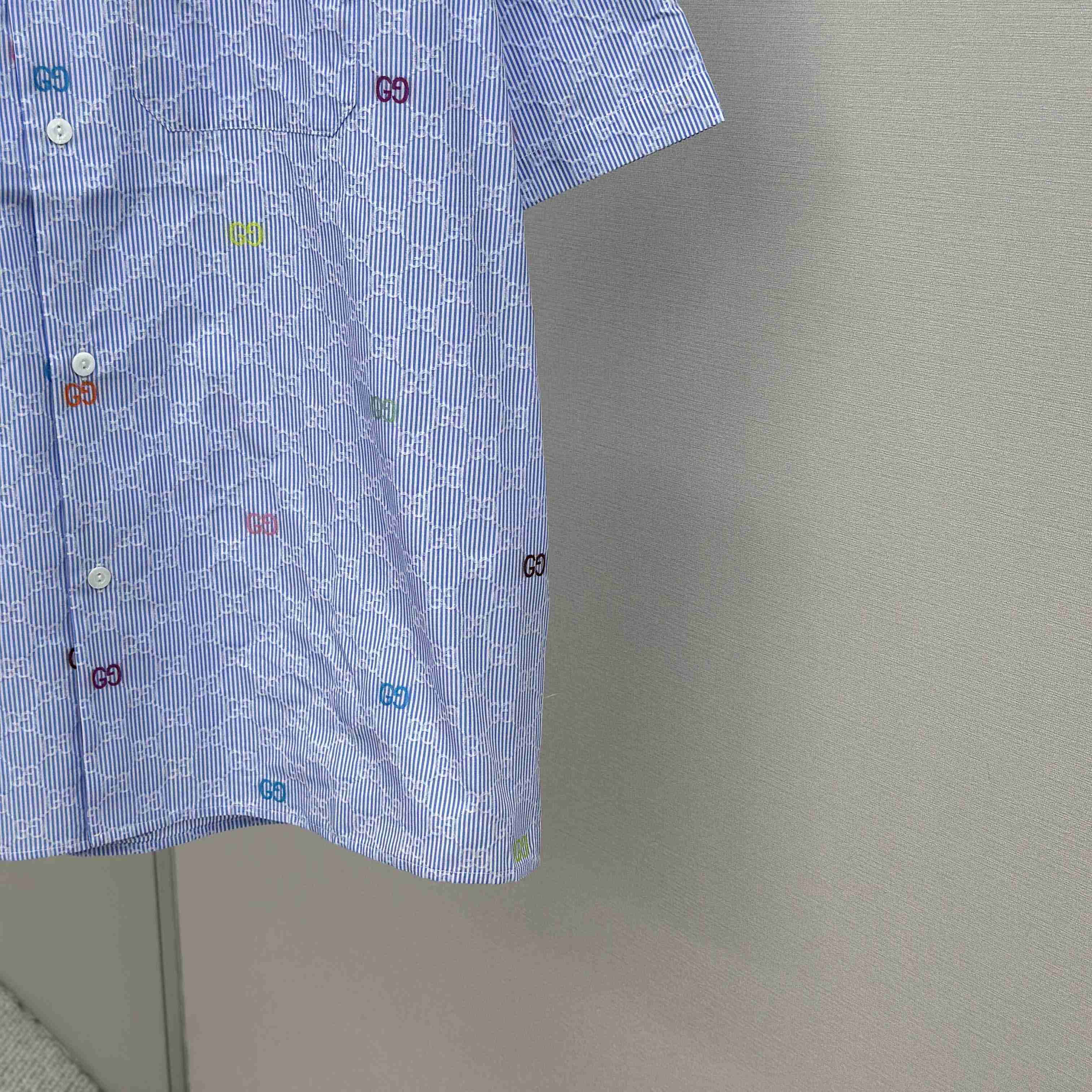 Gucci Striped Cotton Bowling Shirt - FashionPlug