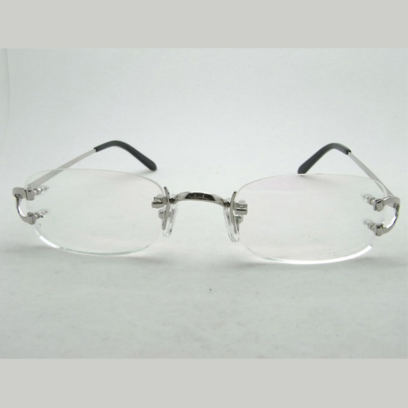 Cartier CT 2820829 Eyeglasses In Silver - FashionPlug