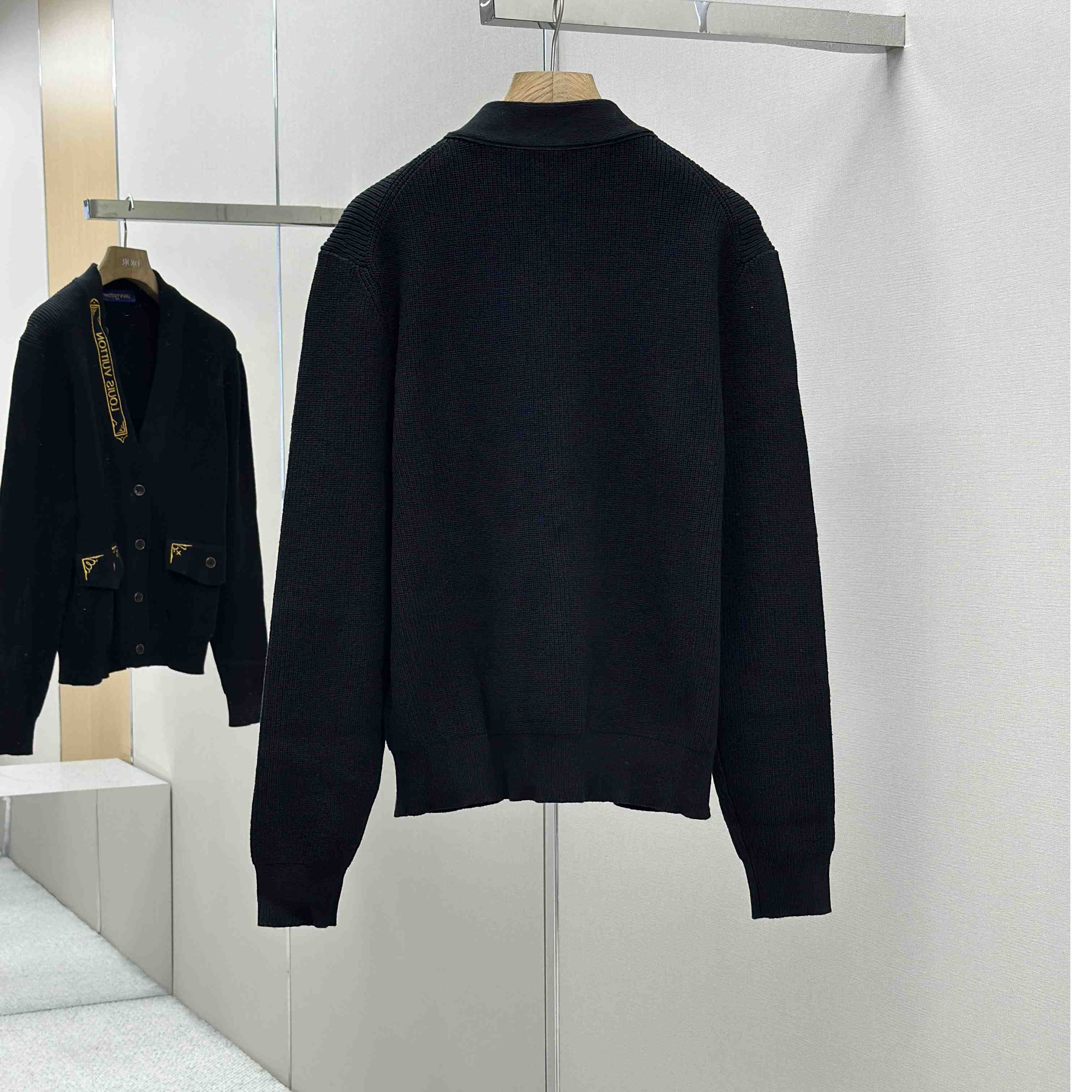 Louis Vuitton Embroidered Signature Cardigan   1AHVMY - FashionPlug