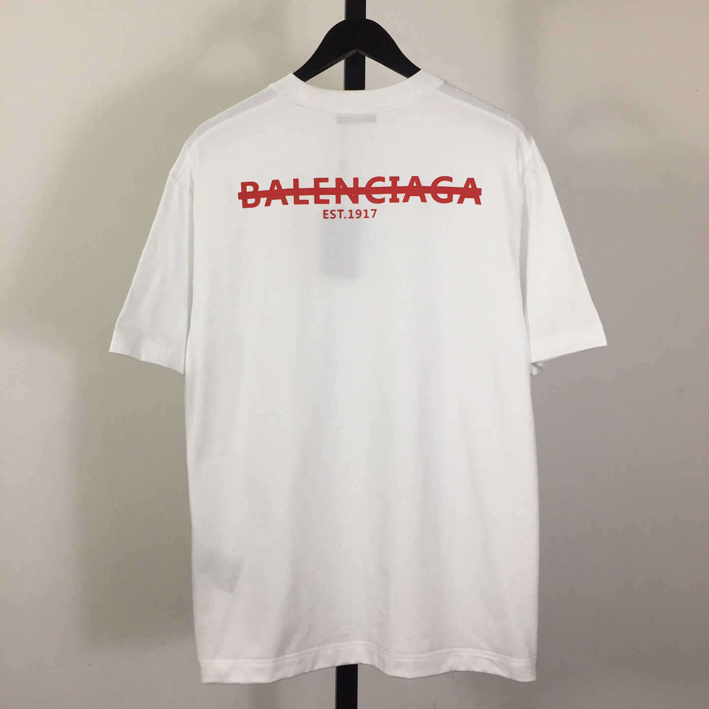 Balenciaga Printed Letter Short Sleeve - FashionPlug
