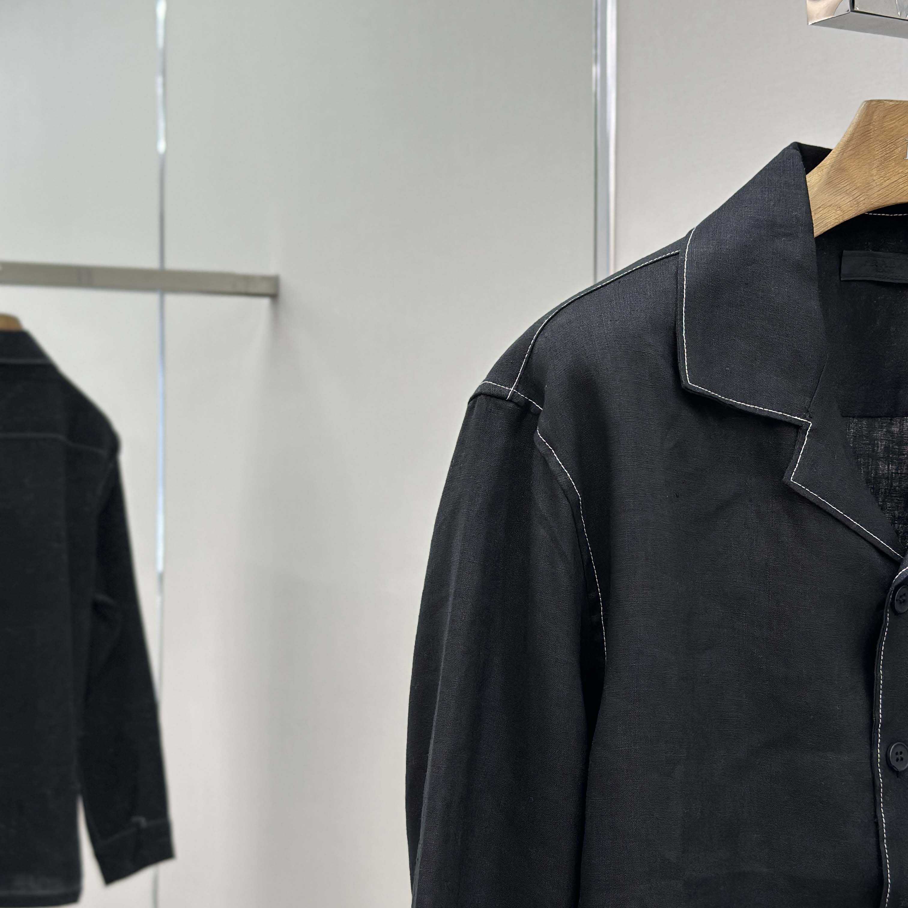 Prada Linen Shirt - FashionPlug