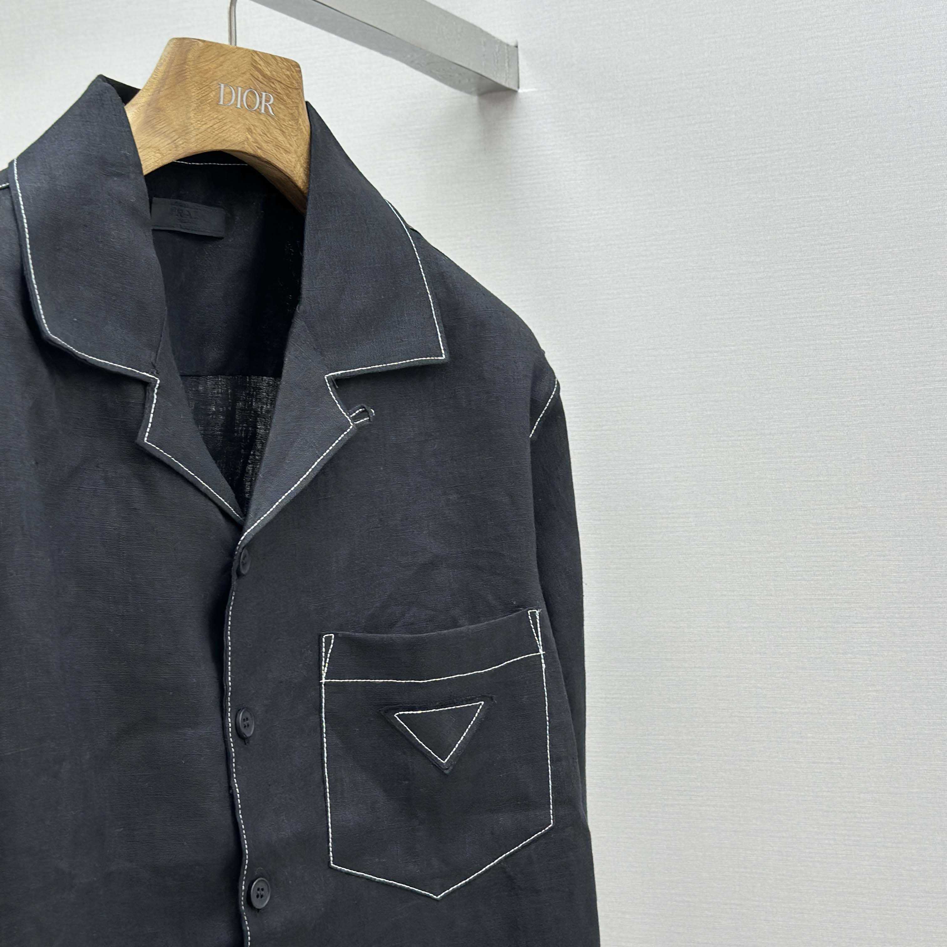 Prada Linen Shirt - FashionPlug