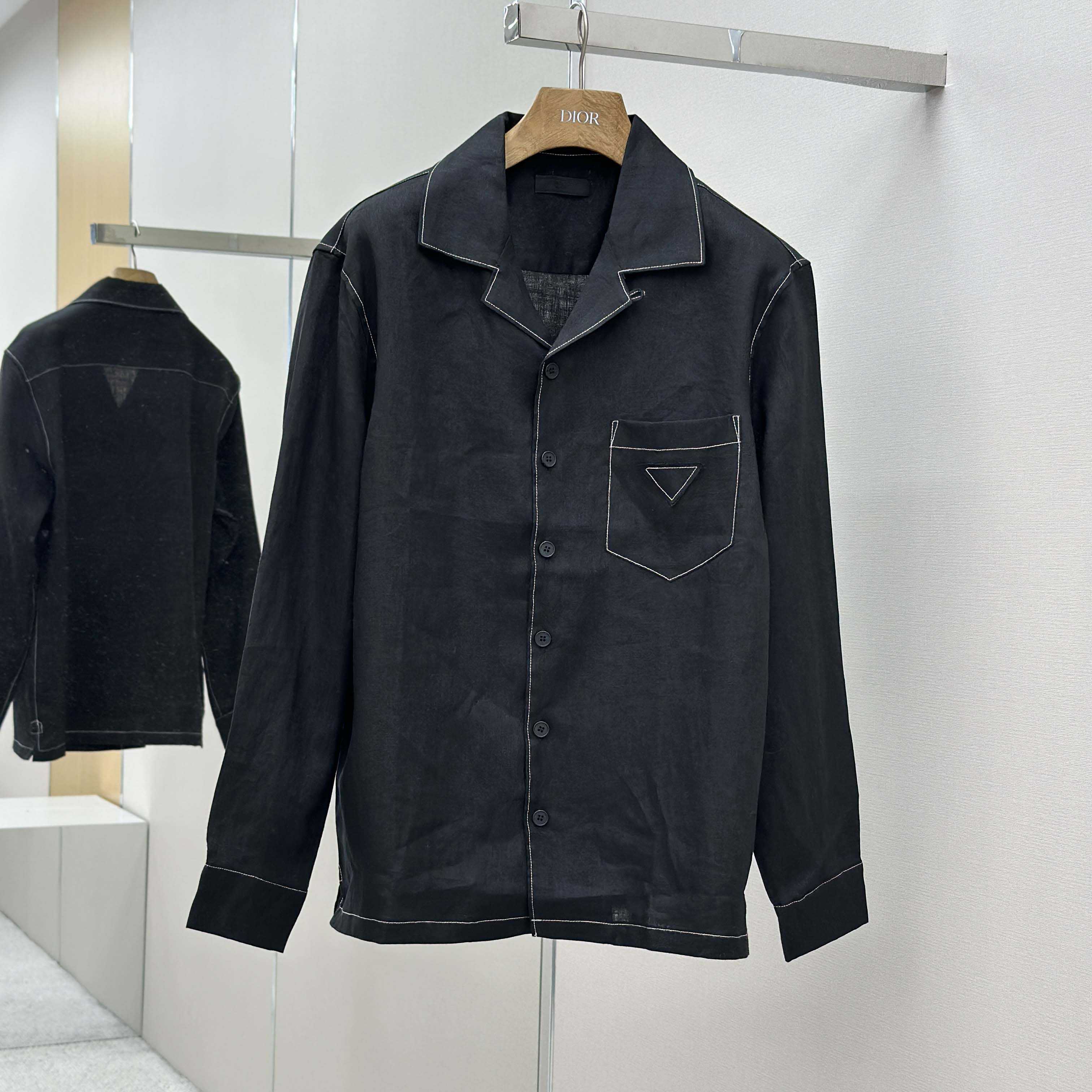 Prada Linen Shirt - FashionPlug