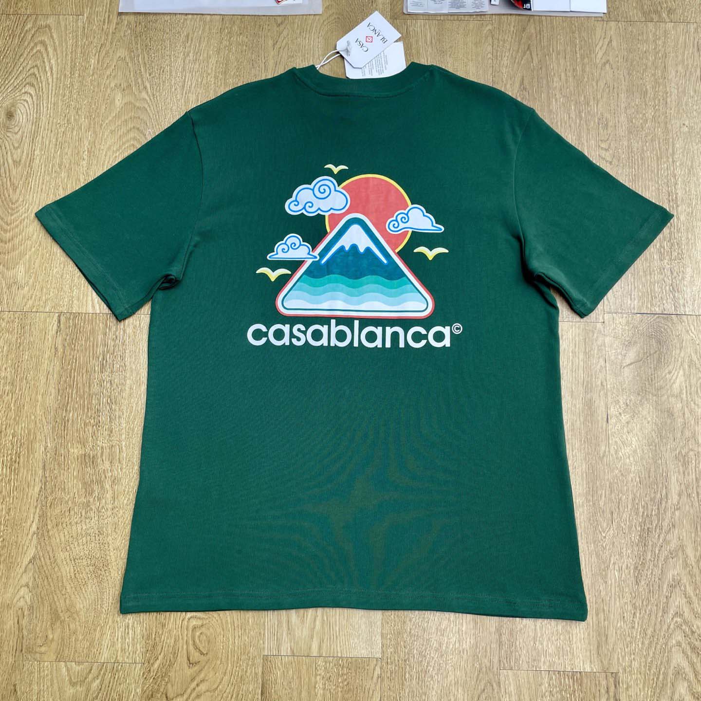 Casablanca Montagne Ondulee Short Sleeve T-shirt   C1039 - FashionPlug